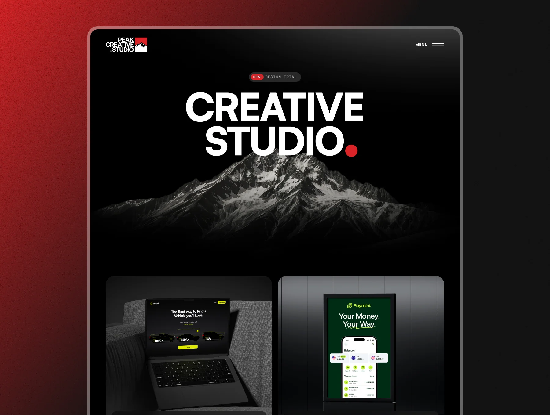 Peak Studio - Bold Creative Agency Framer Template 2
