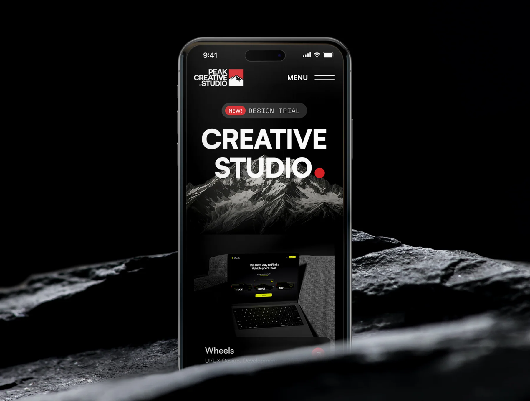 Peak Studio - Bold Creative Agency Framer Template 4