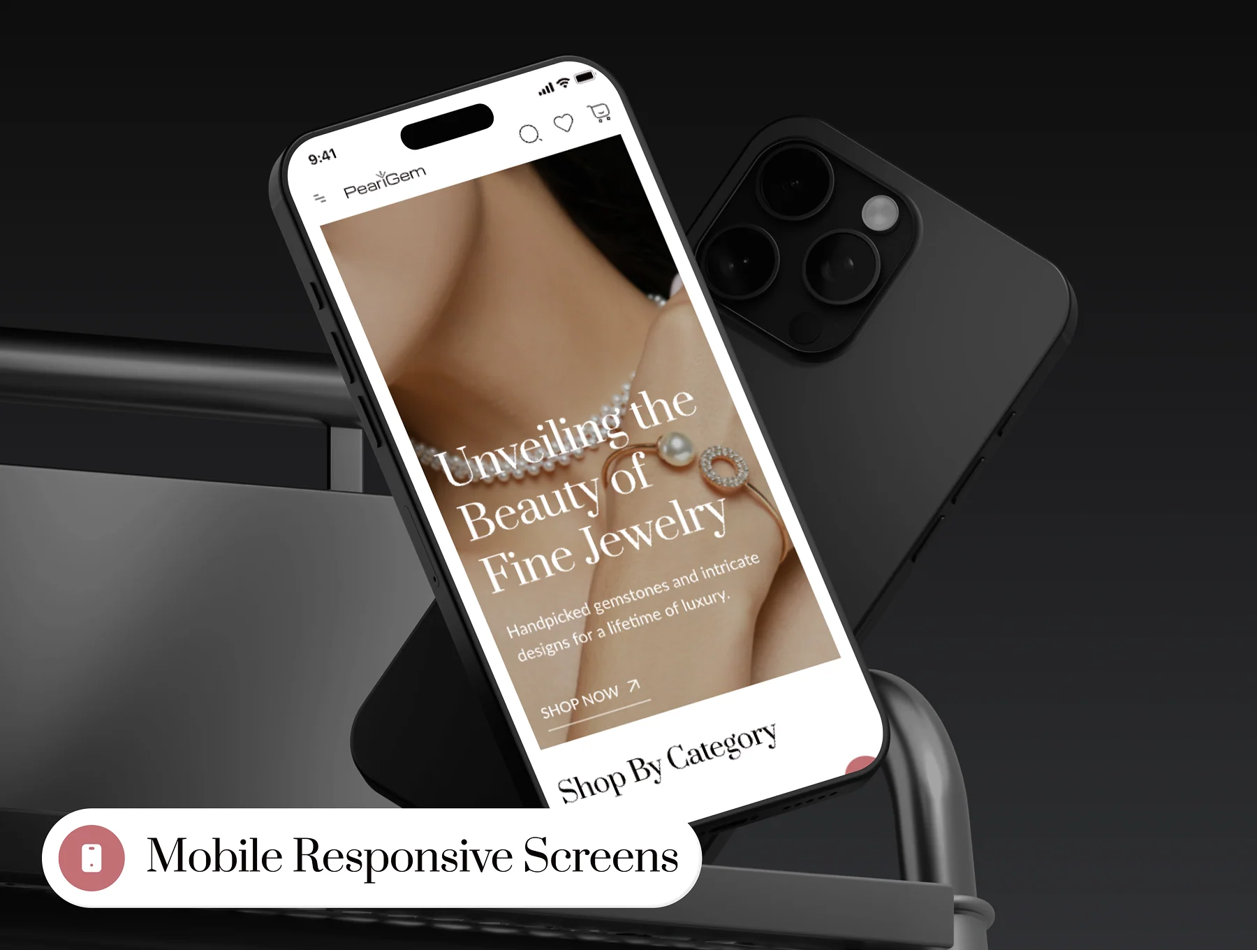 PearlGem - Jewelry Ecommerce Website Framer Template 7