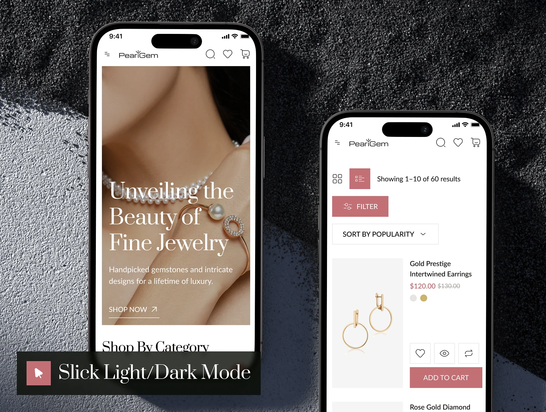 PearlGem - Jewelry Ecommerce Website UI Kit 8