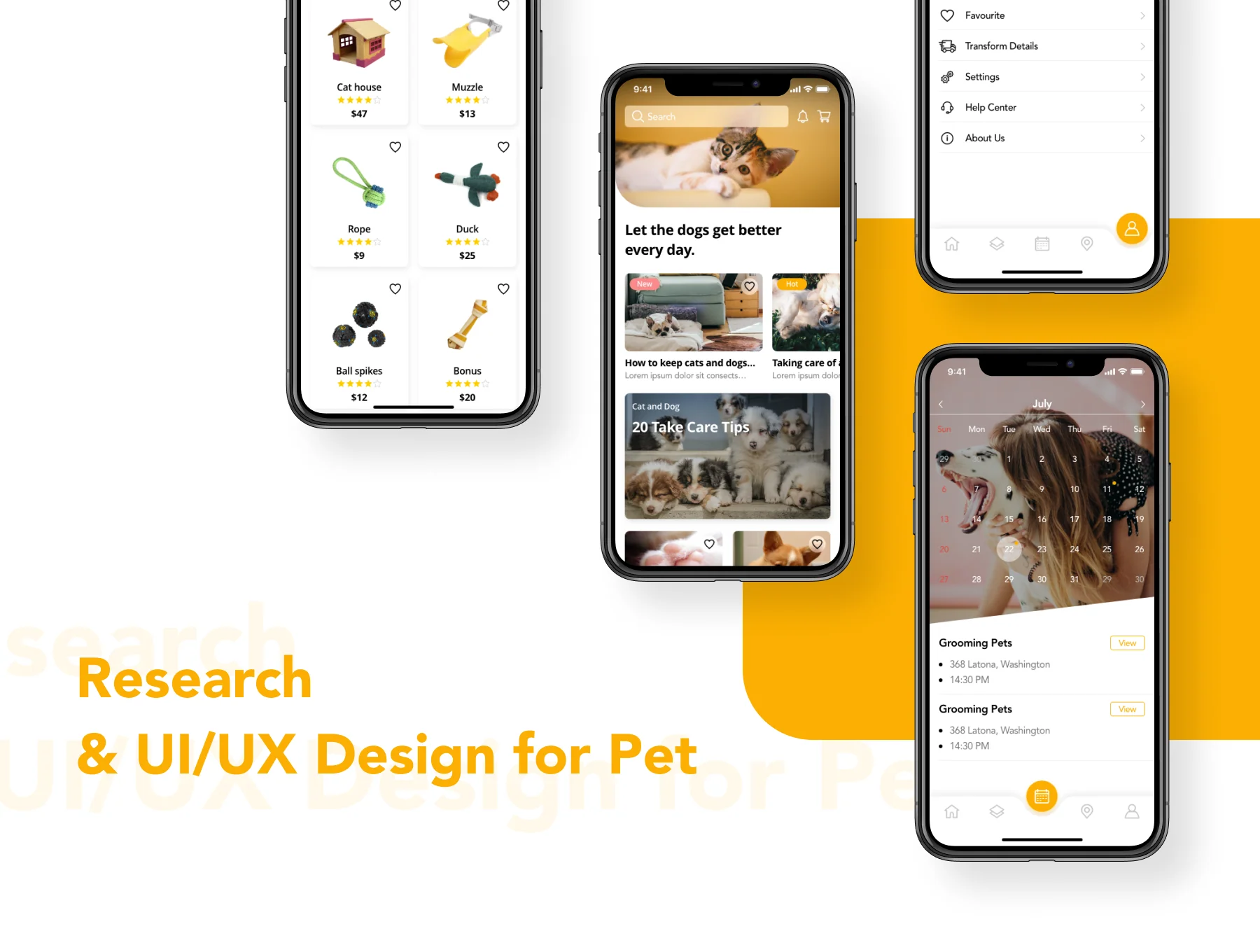 Pedoz - Pet Service App UI Kit 3