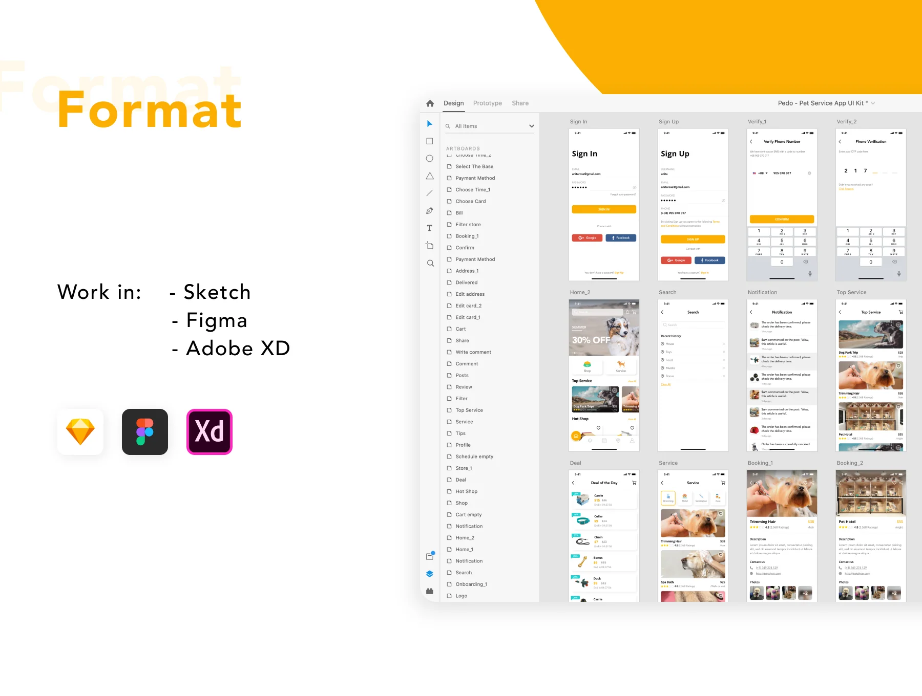 Pedoz - Pet Service App UI Kit 4