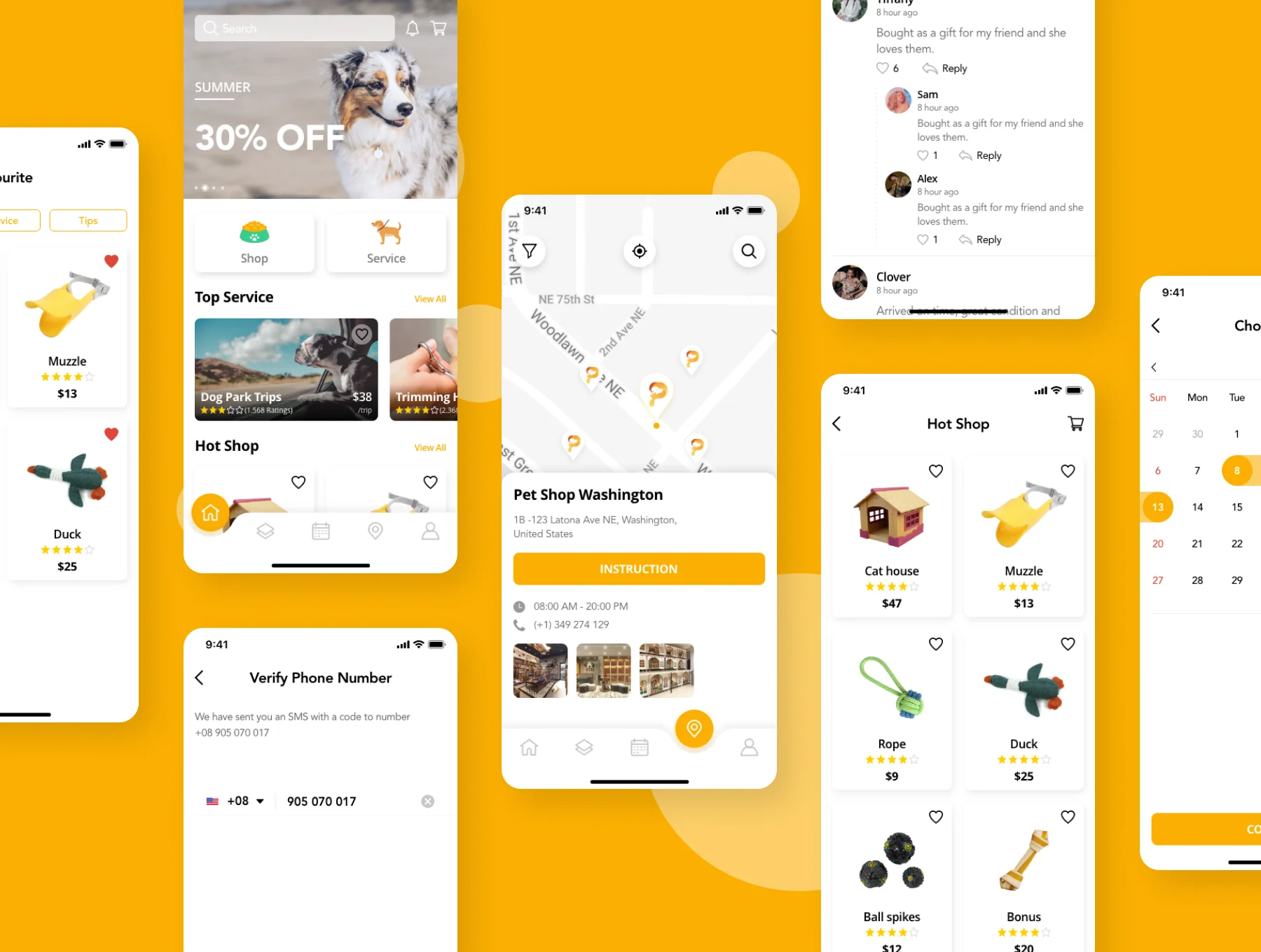Pedoz - Pet Service App UI Kit 5