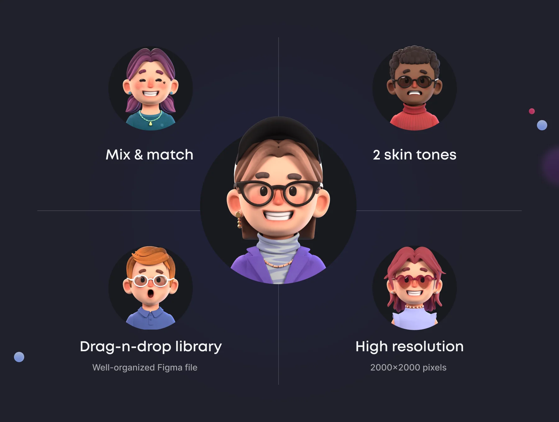 PEEPS 3D Avatar-Maker Library 3