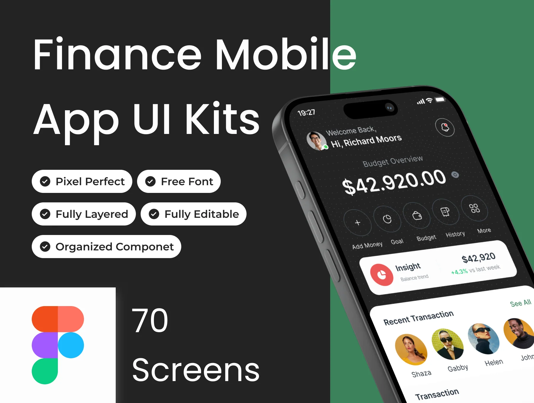 Penny - Finance Mobile App Ui Kits