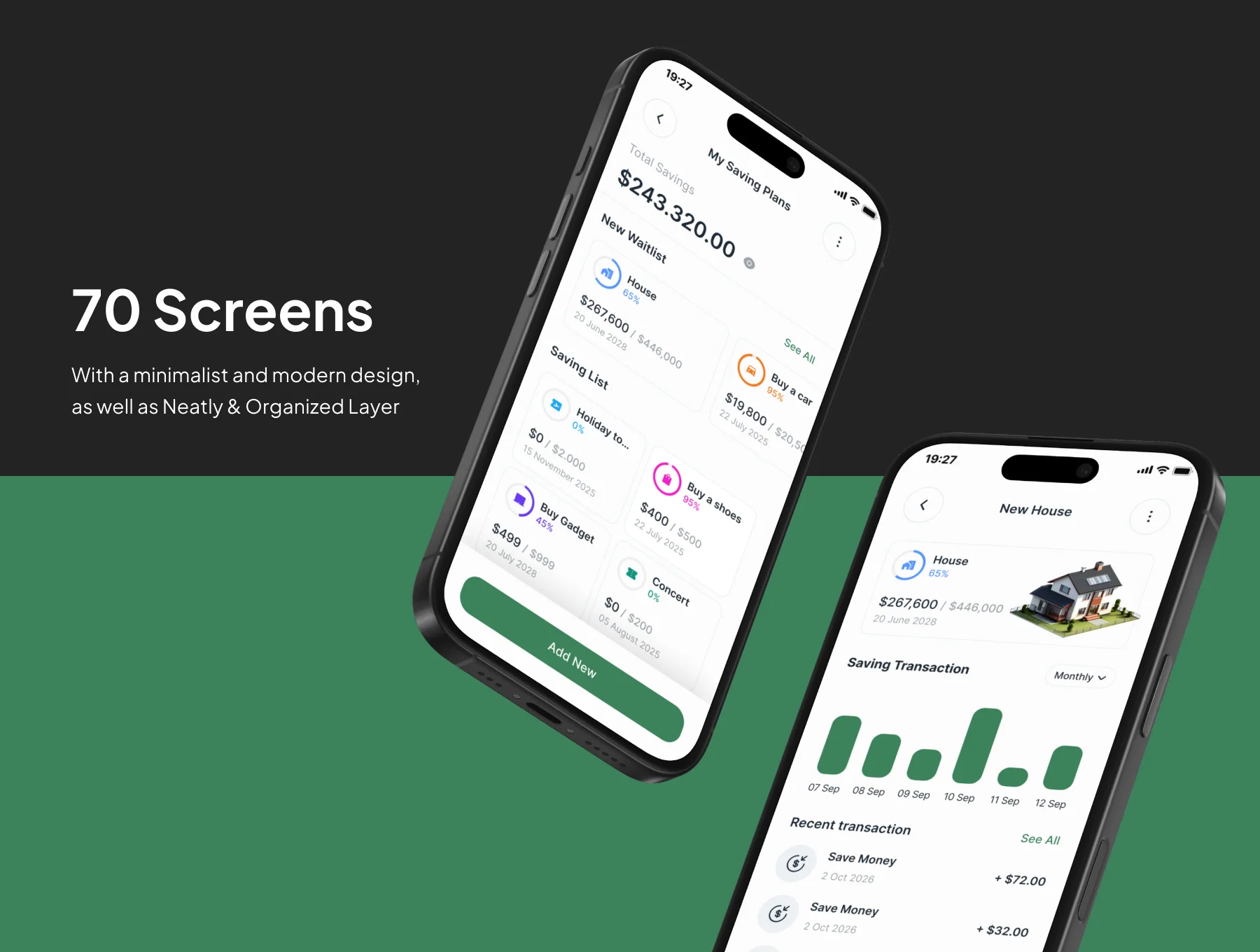 Penny - Finance Mobile App Ui Kits 3