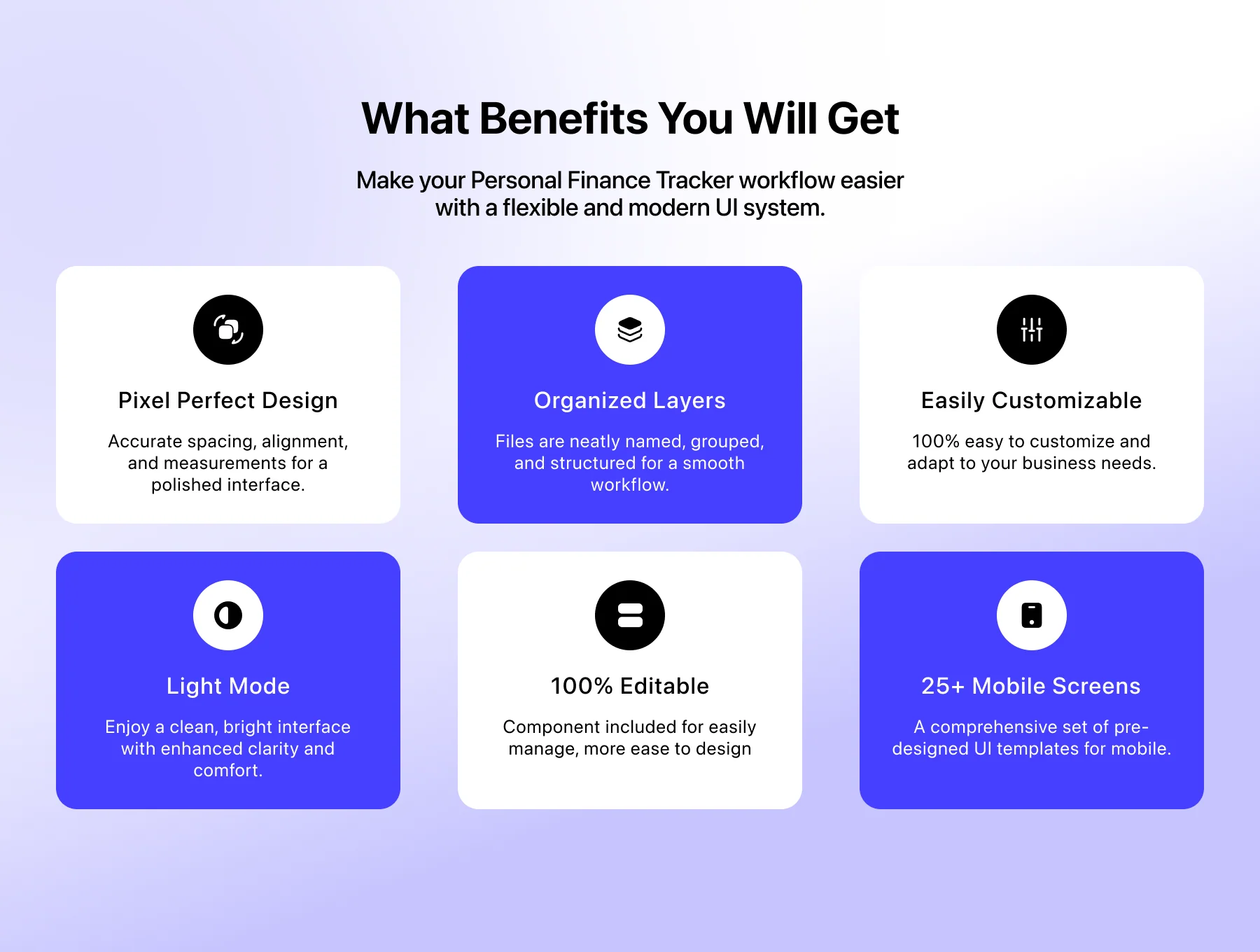 Penny – Personal Finance Tracker Mobile App UI Kit 2
