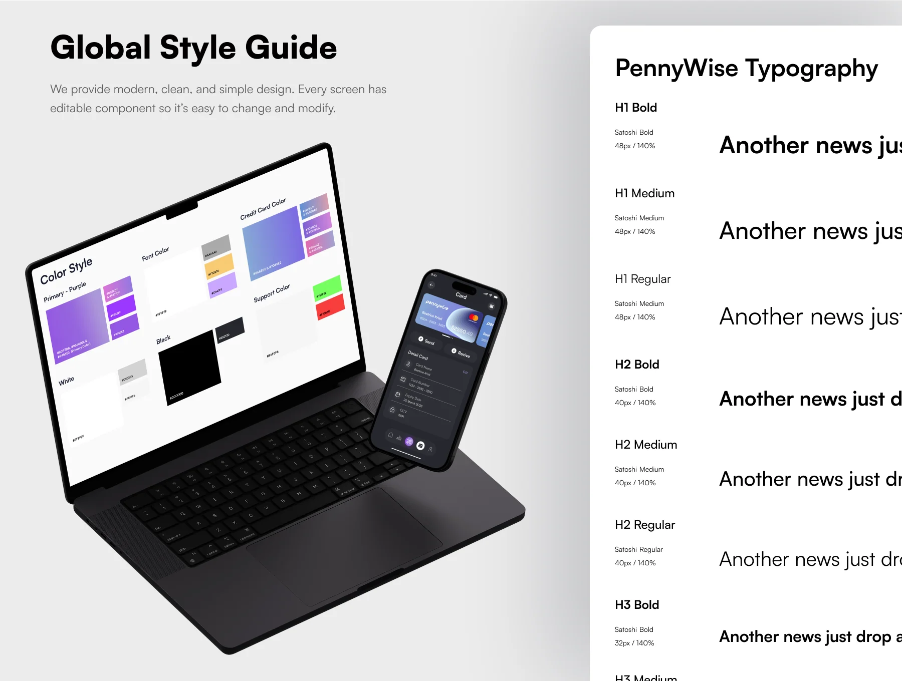 Pennywise - Finance App UI KIT 3