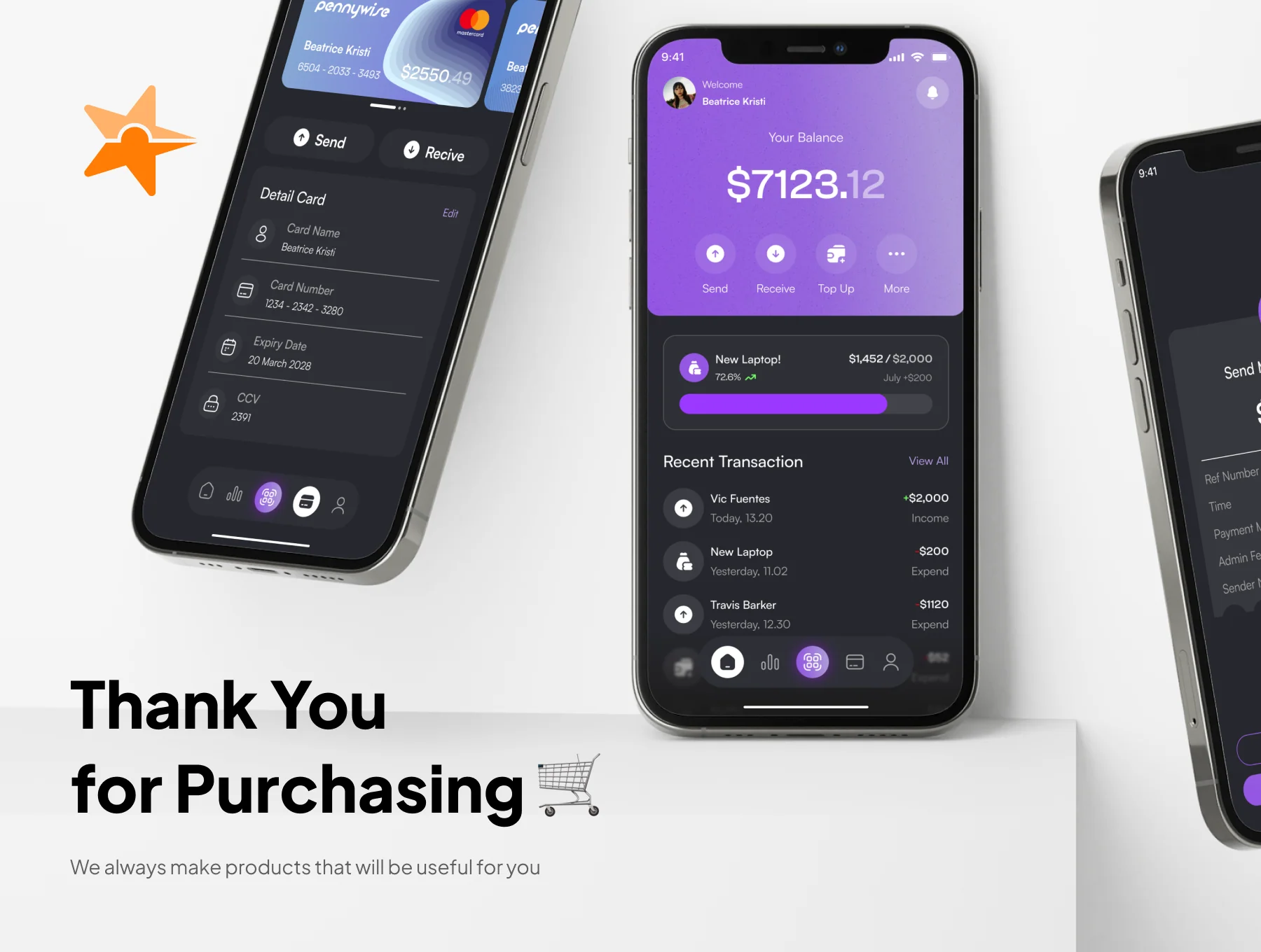 Pennywise - Finance App UI KIT 6