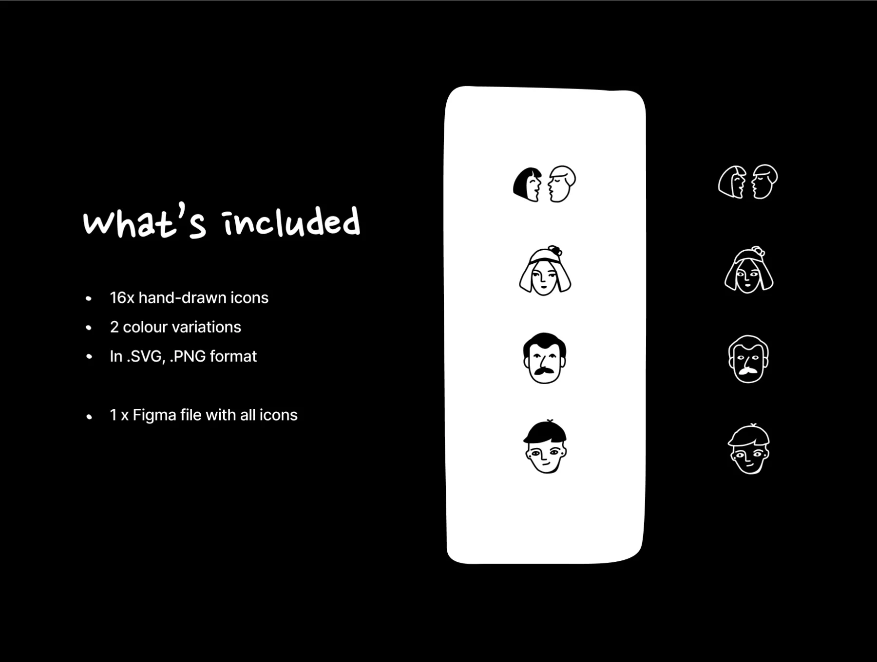 People - Inking Icon Set 3