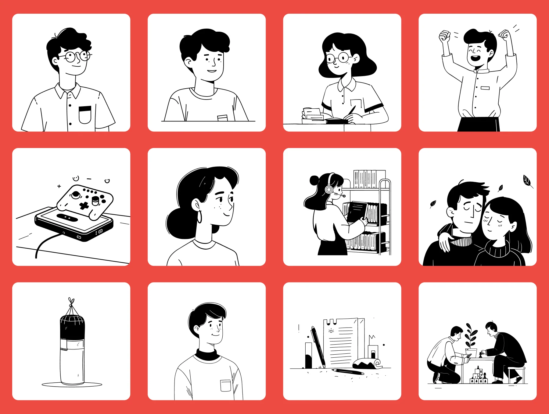 Characters & Conversations - People & Lifestyle Vector Collection 5