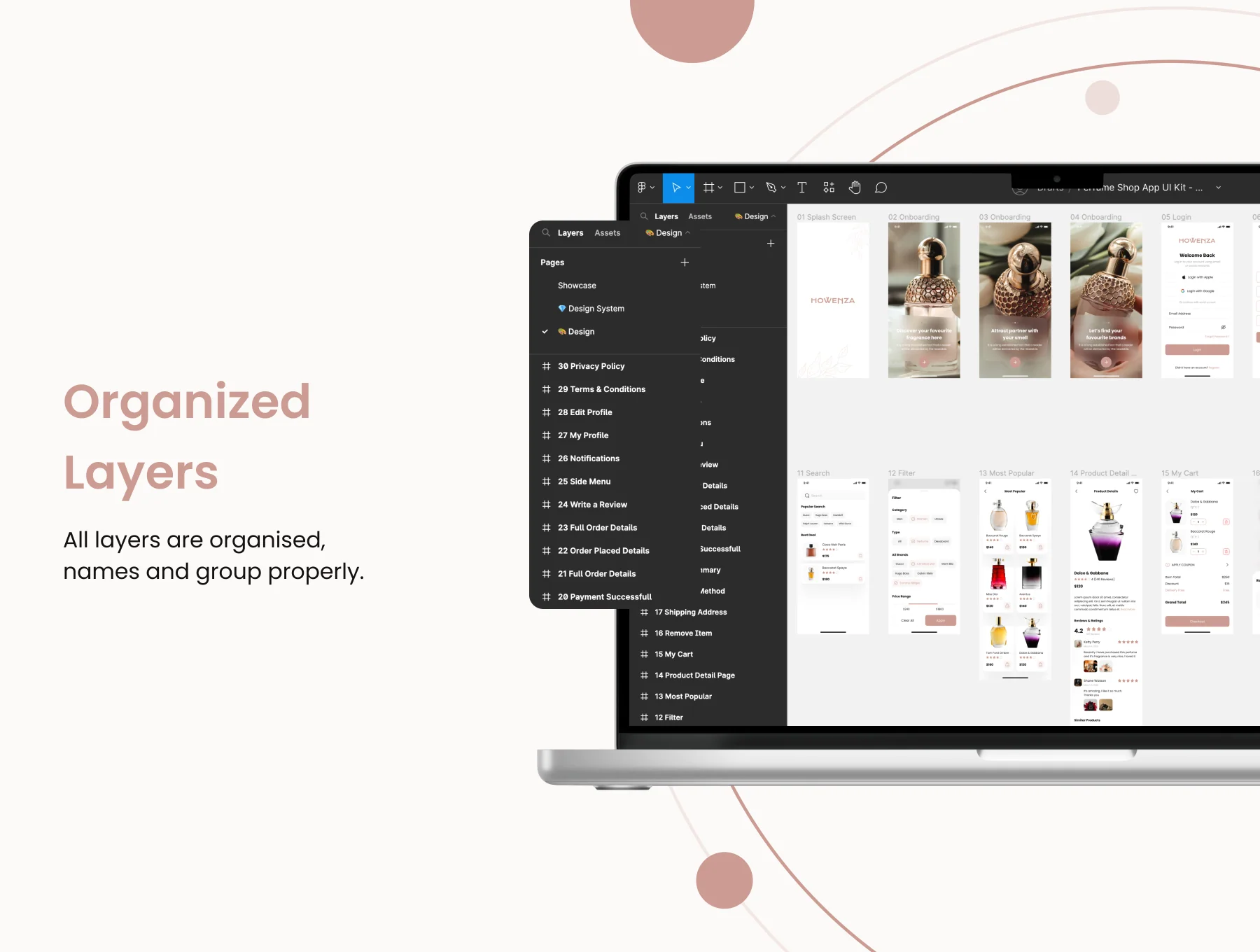 Howenza - Perfume Shop App UI Kit 3