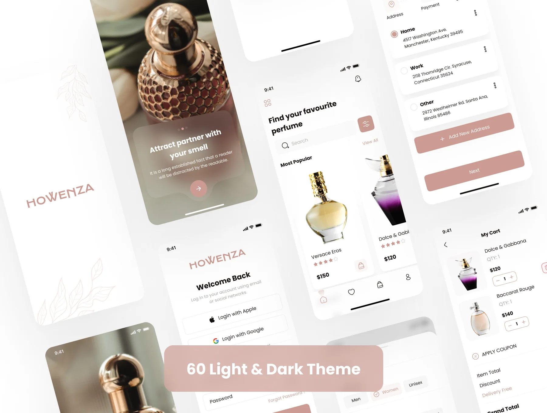 Howenza - Perfume Shop App UI Kit 5