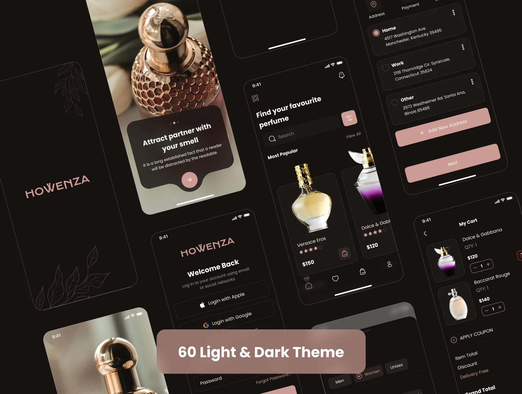 Howenza - Perfume Shop App UI Kit 7