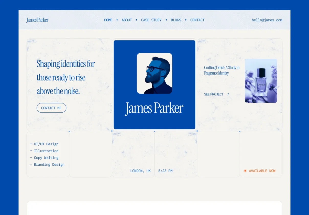 Personal Portfolio Framer Template