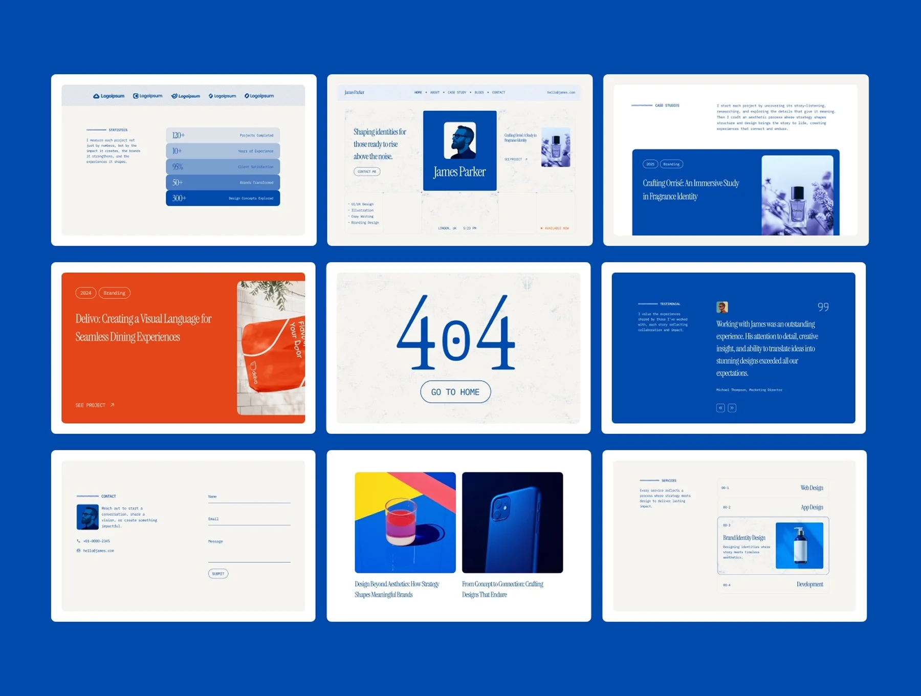 Personal Portfolio Framer Template 4