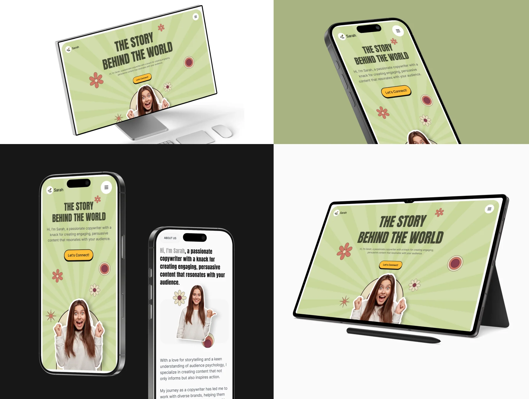 Personal Portfolio Web Templates V.2 9