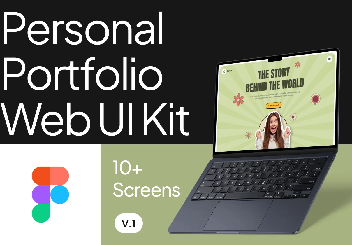 Personal Portfolio Web UI Kit V.1