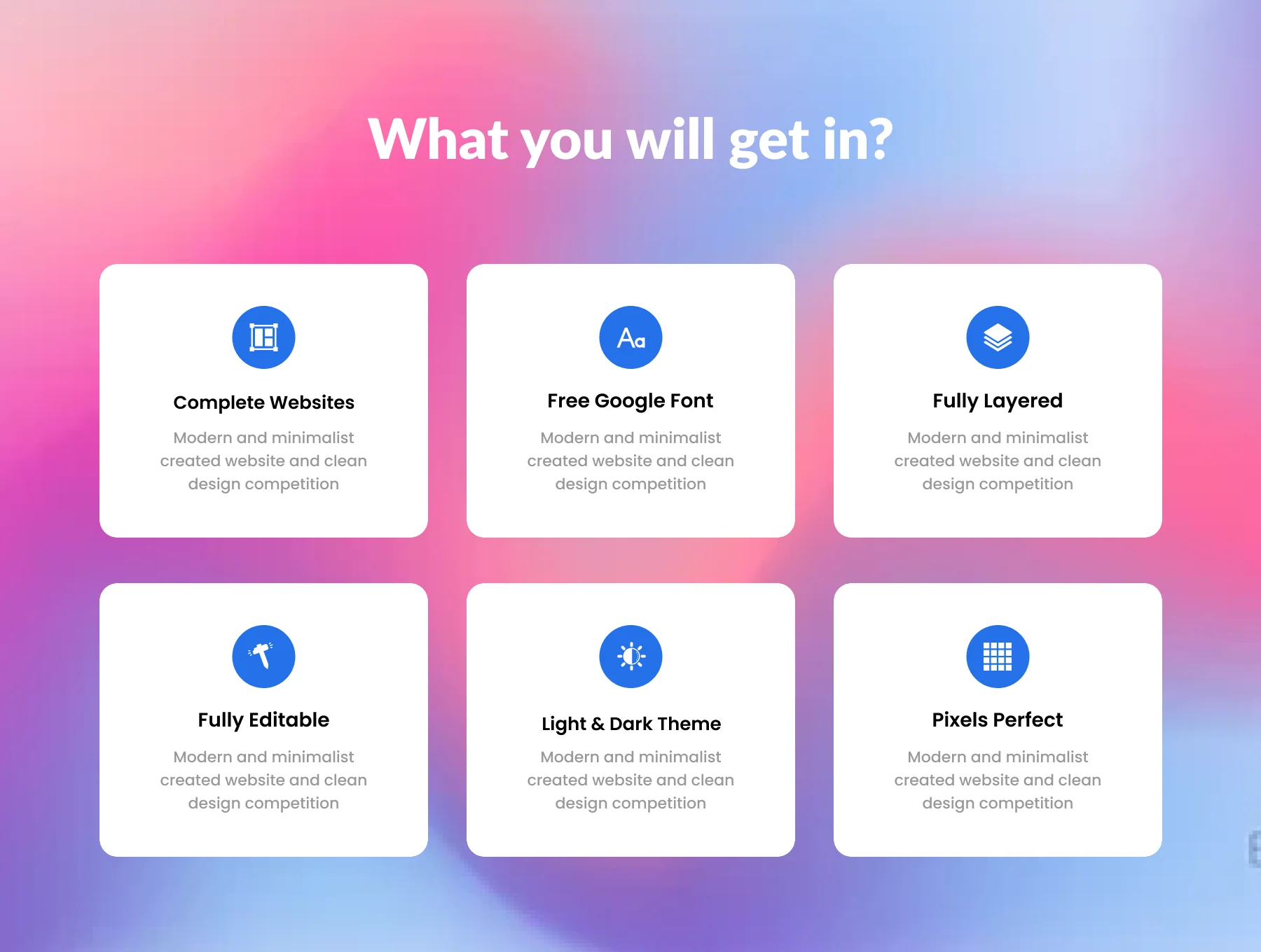 Personal Portfolio Web UI Kit 3