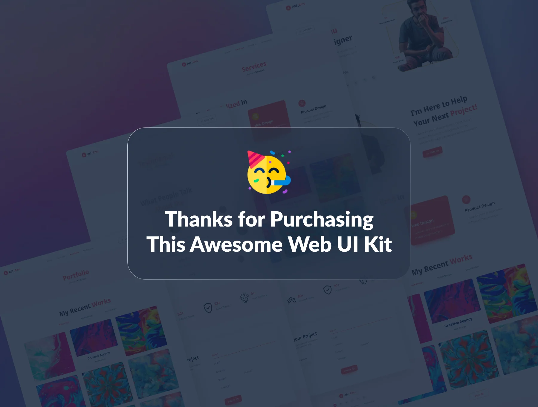Personal Portfolio Web UI Kit 6