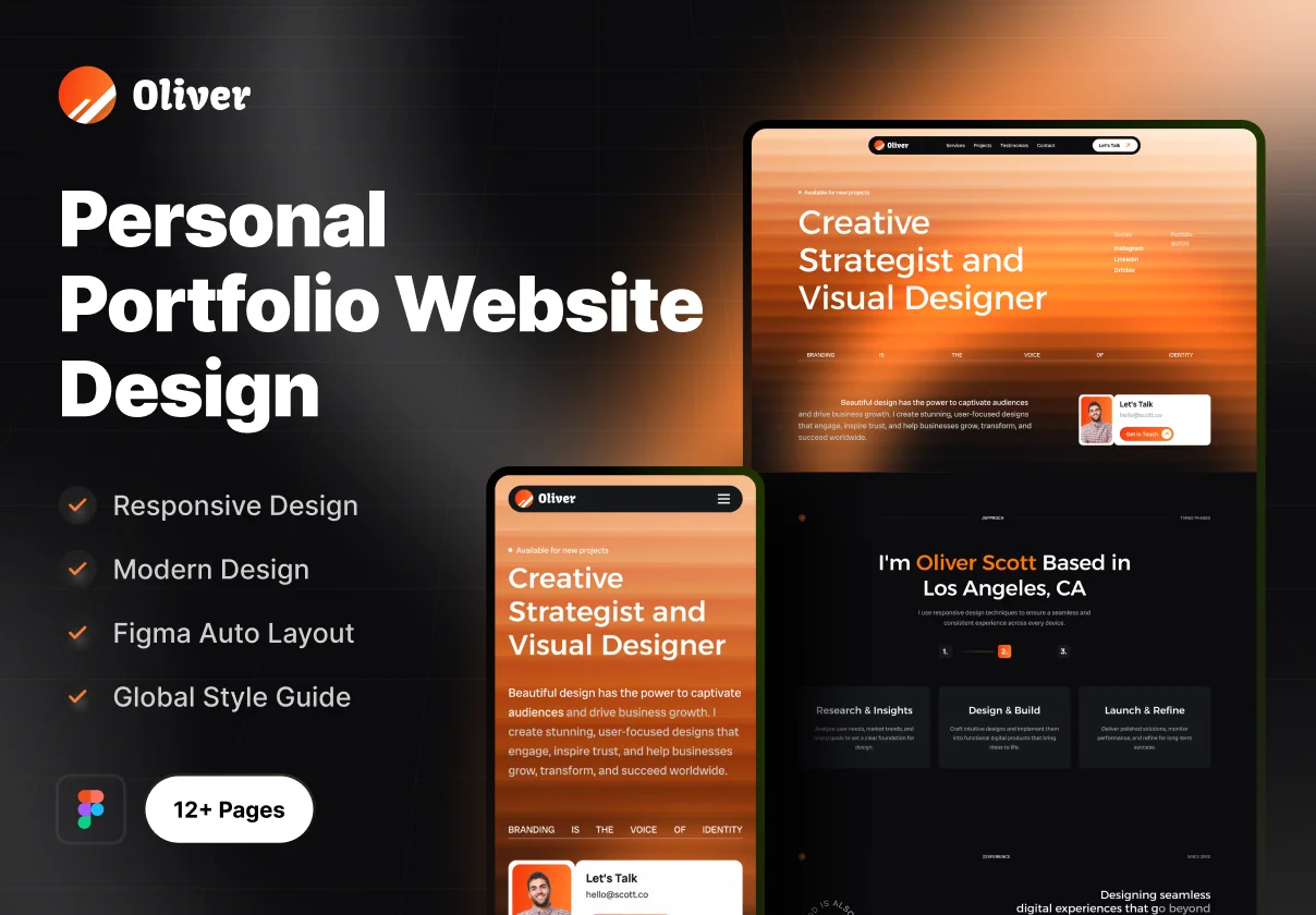 Personal Portfolio Website Design