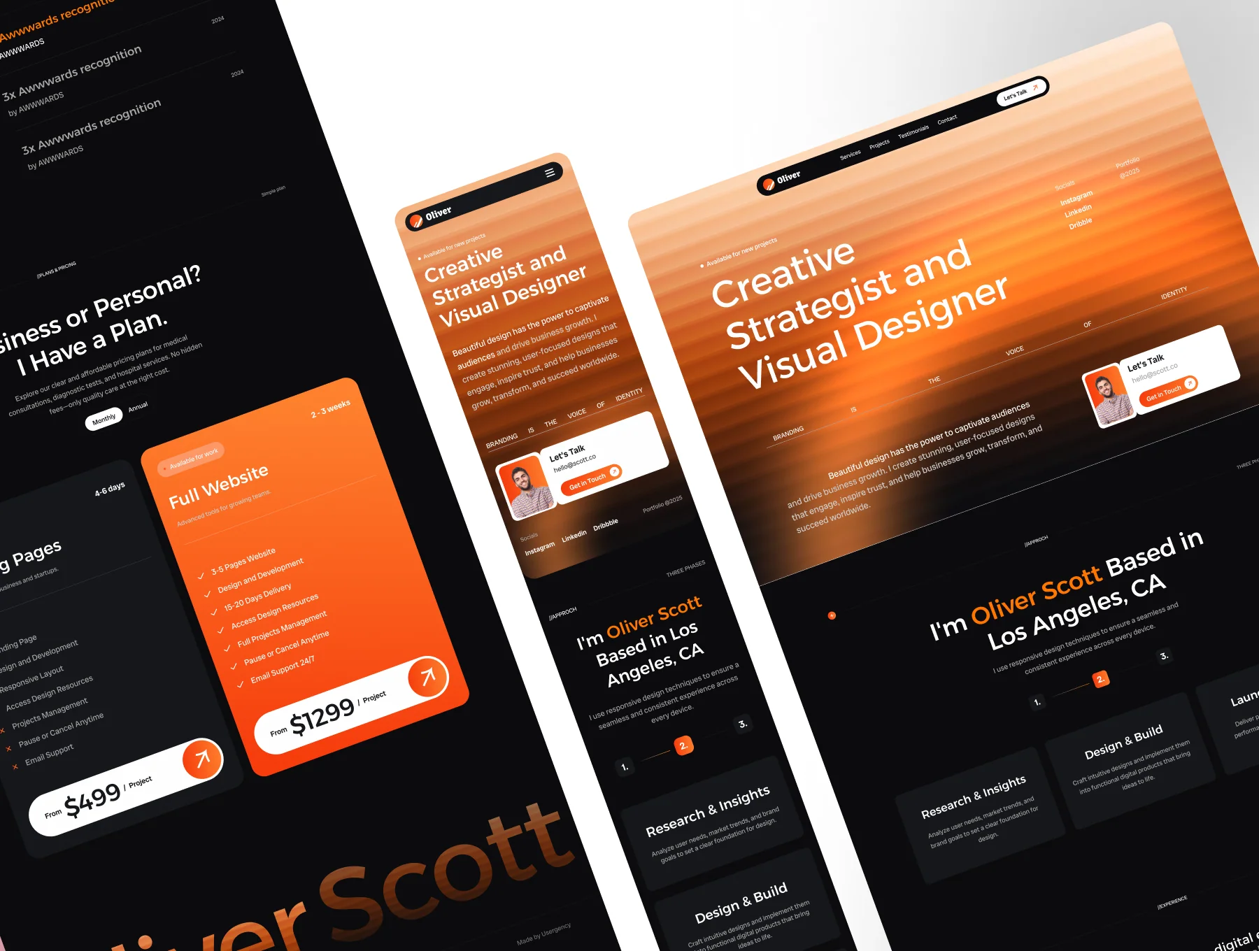 Personal Portfolio Website Design 3