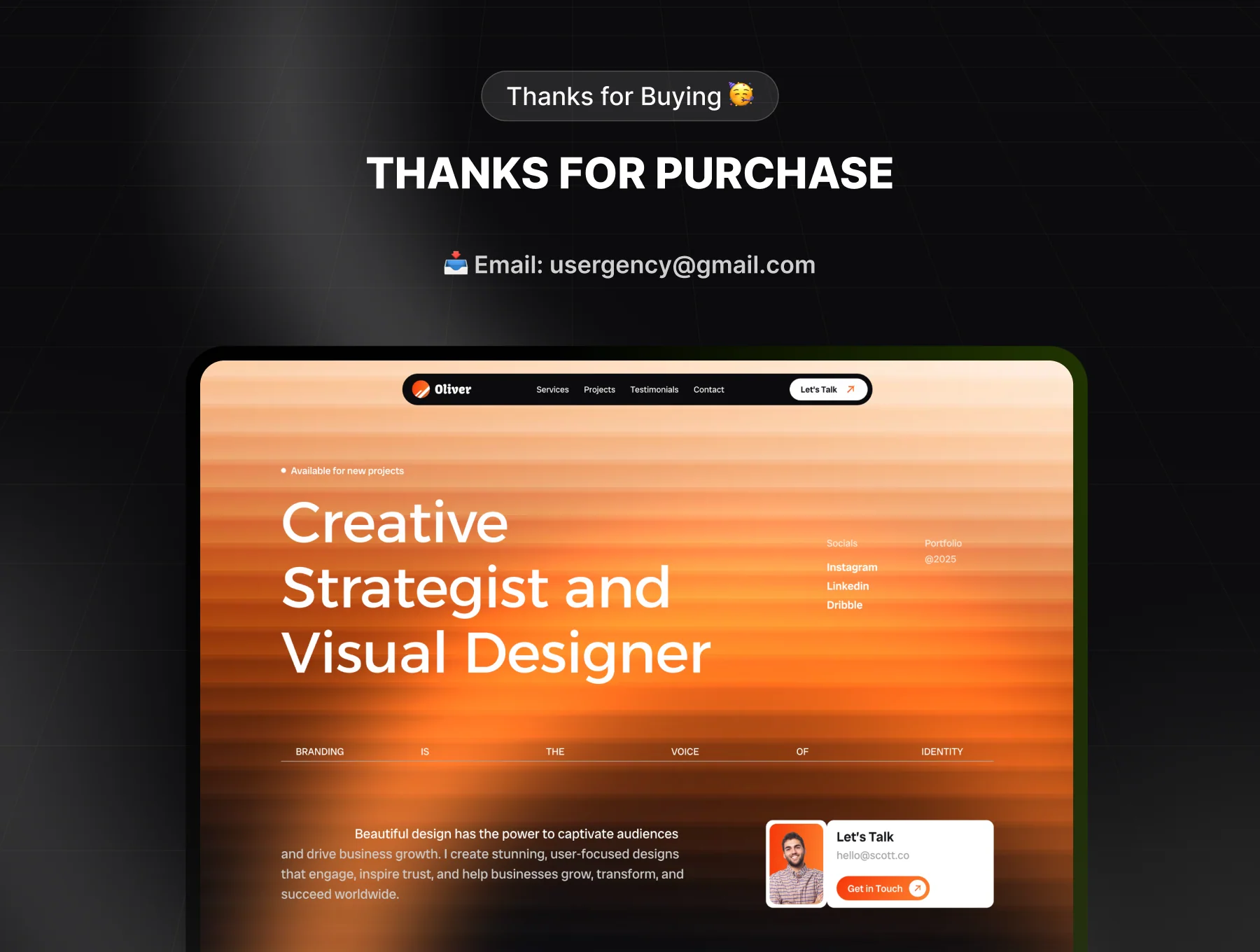 Personal Portfolio Website Design 6