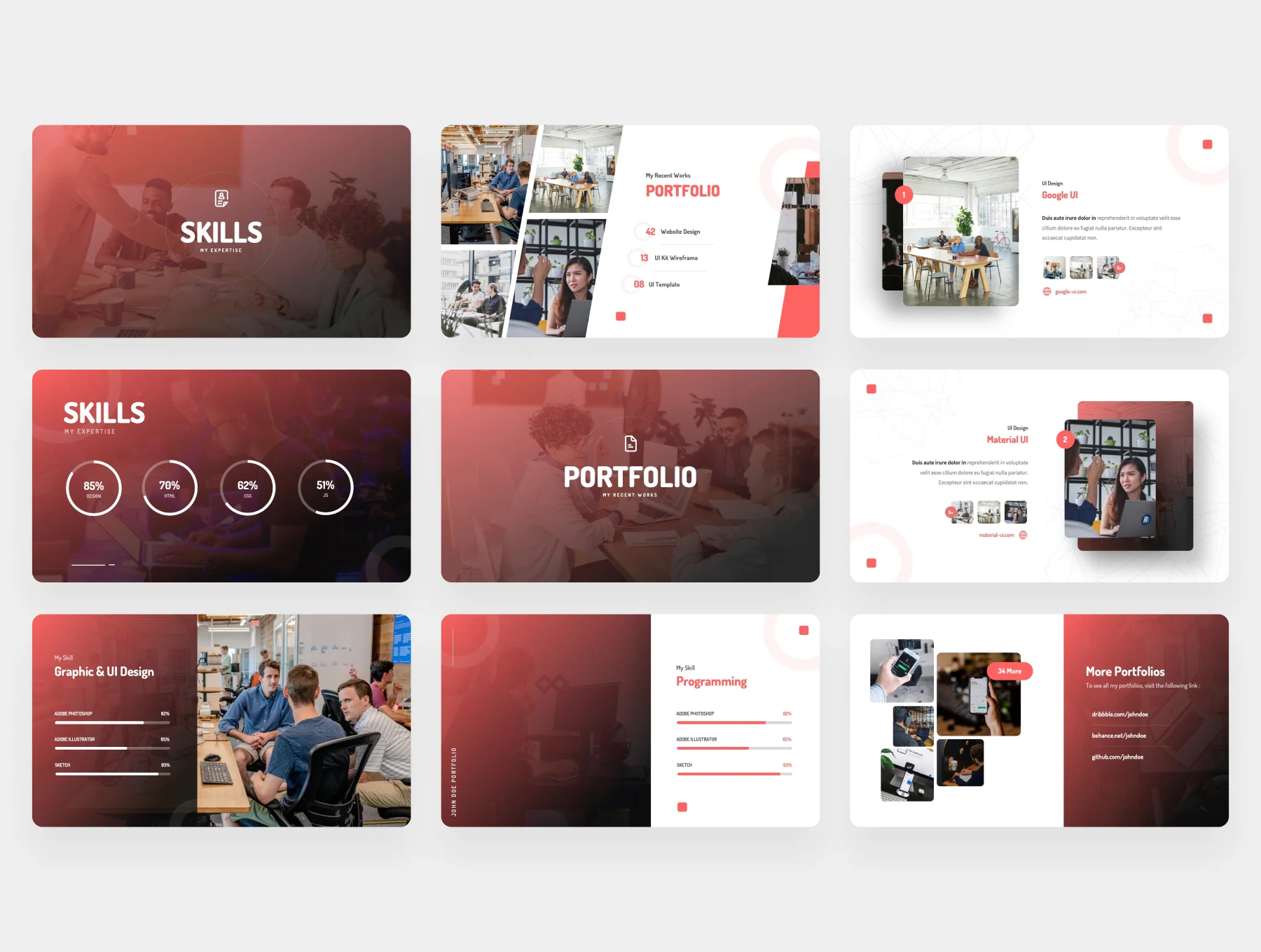 Personas - Personal Resume Presentation Template 4