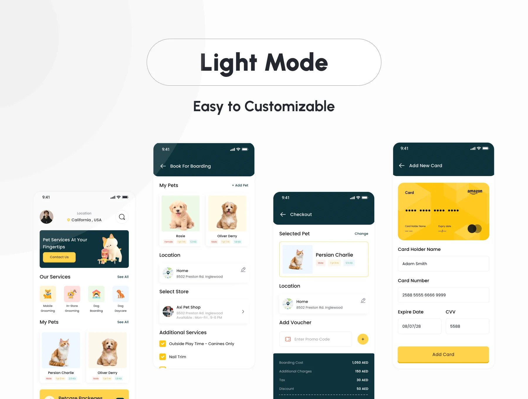 Pet Care Mobile App UI Kit 4