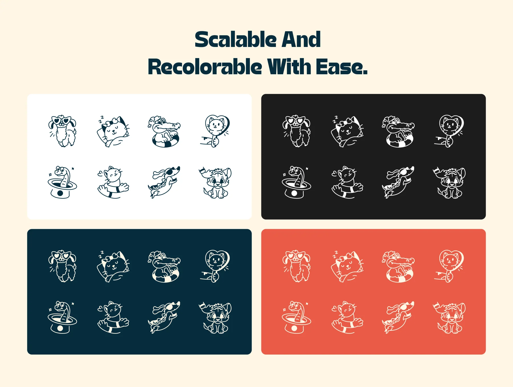 Pet Doodle Icons 5