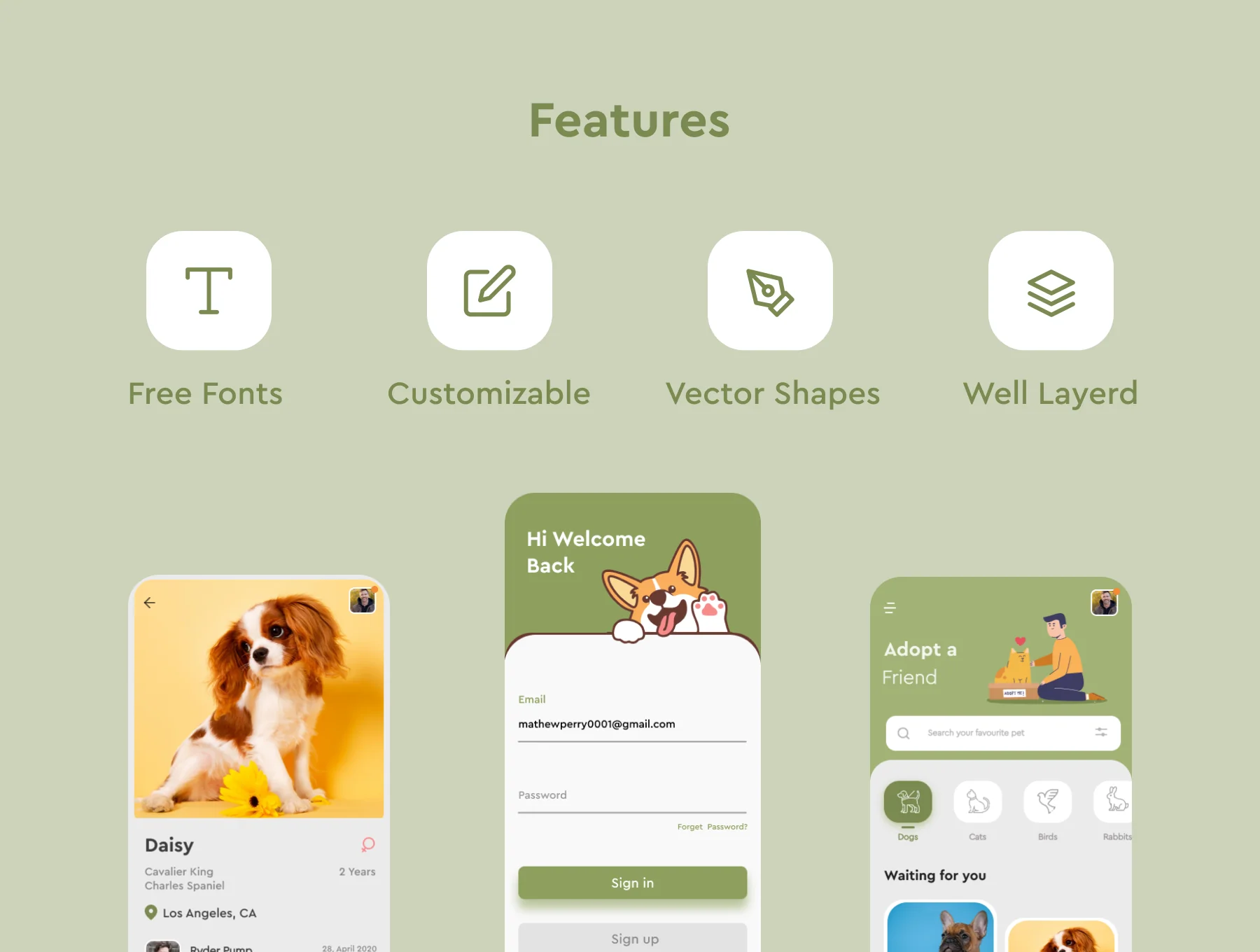 Pet House - Pet Adoption App UI Kit 4