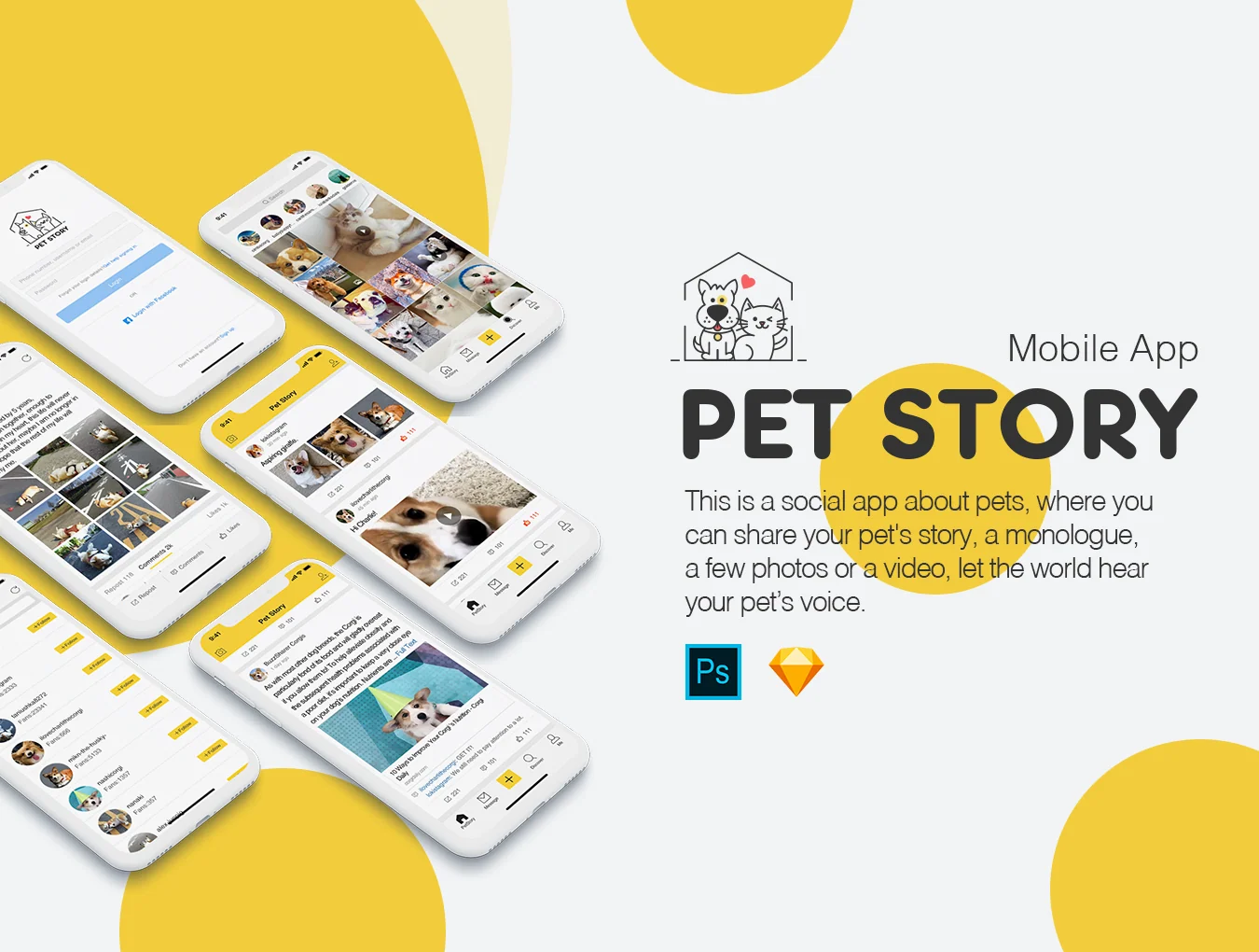 Pet Story UI Kit
