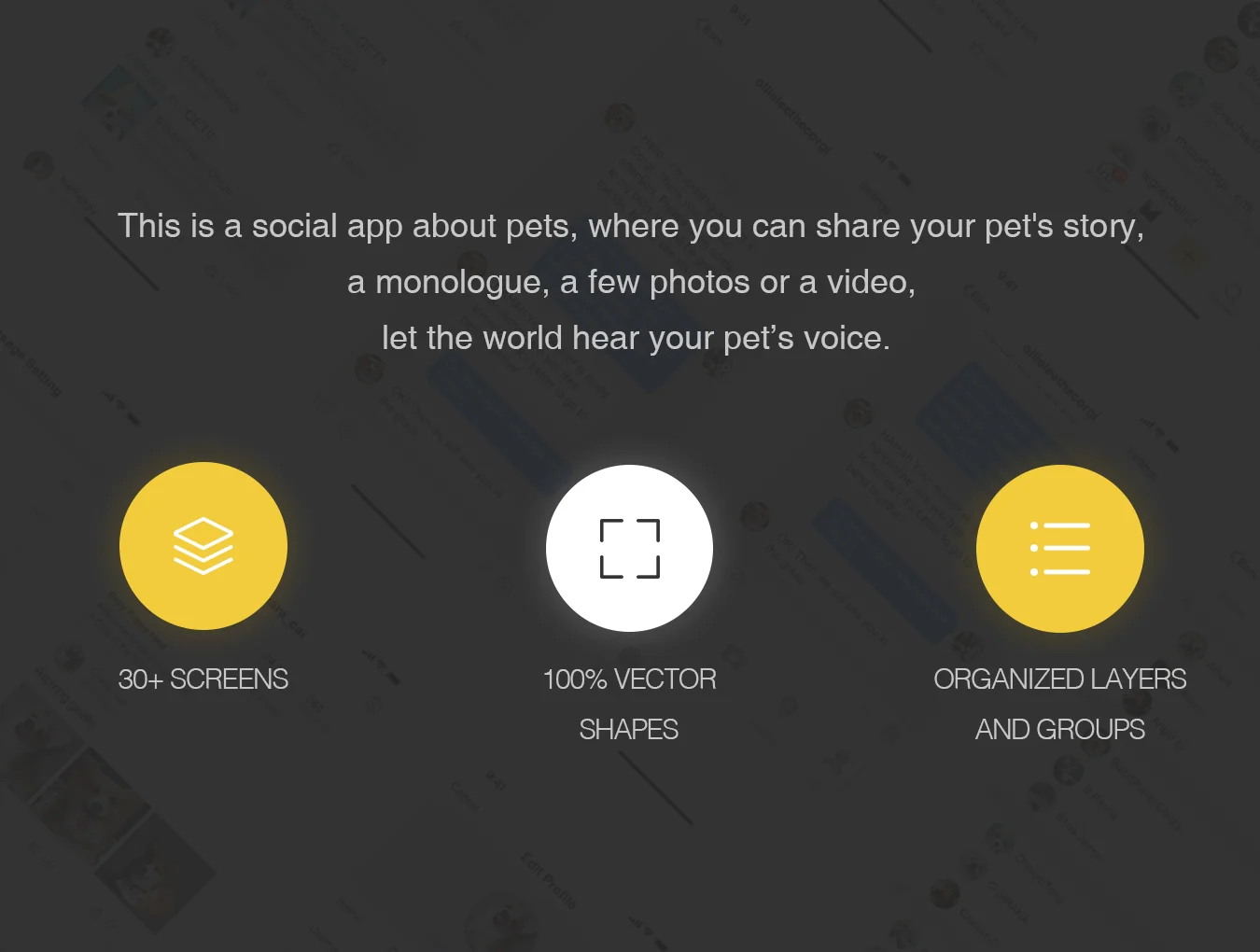 Pet Story UI Kit 3