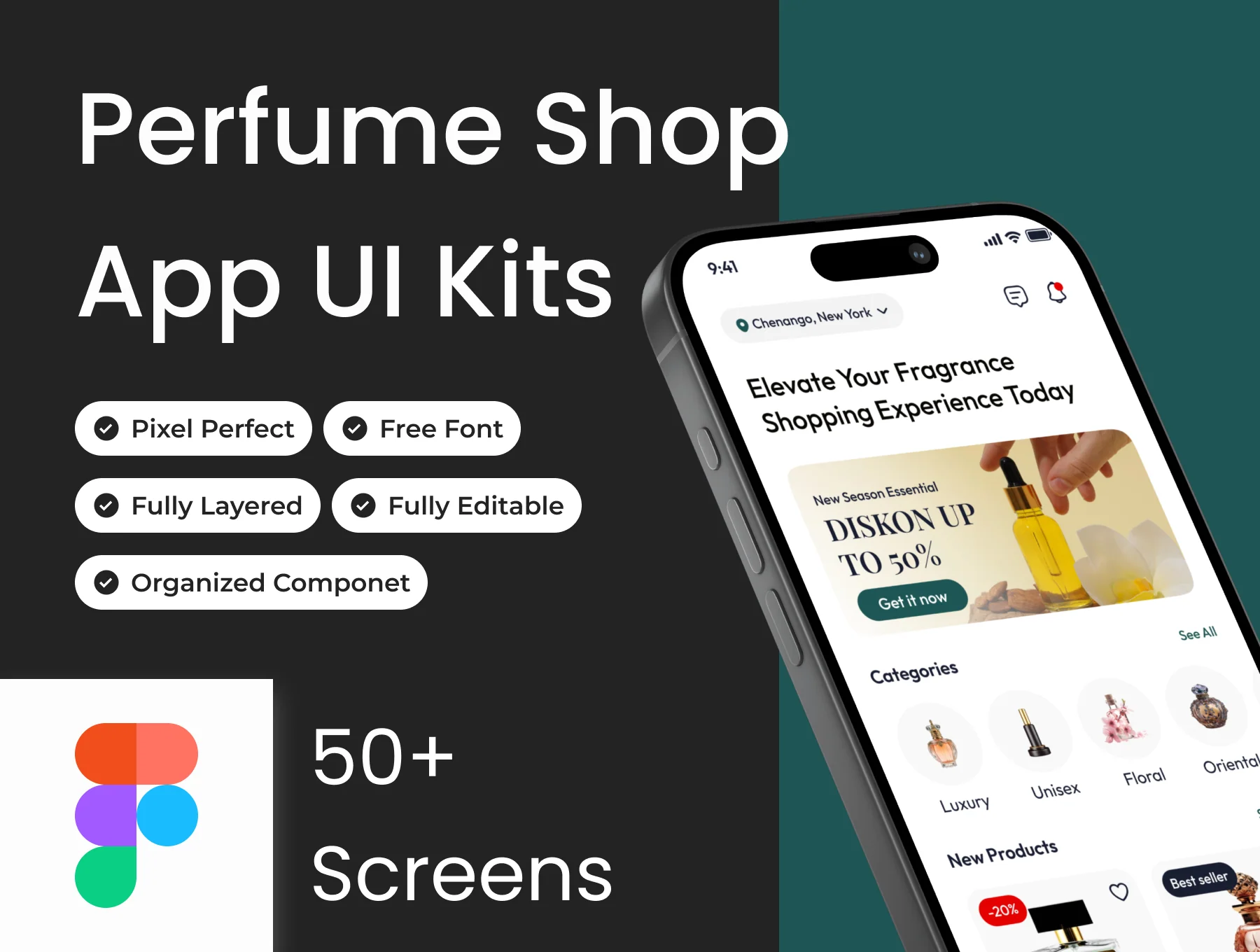 Petalia - Perfume Shop Ecommerce App Ui Kits
