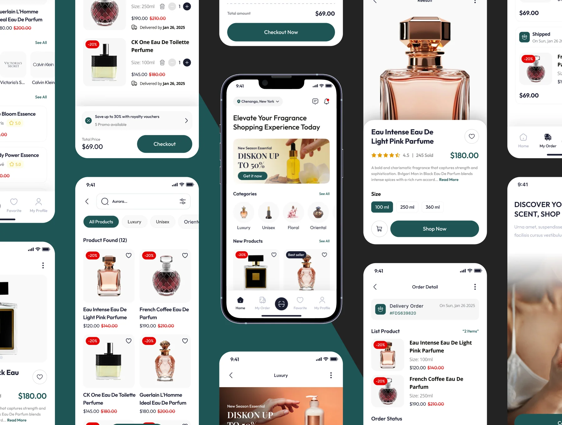 Petalia -  Perfume Shop Ecommerce App Ui Kits 5