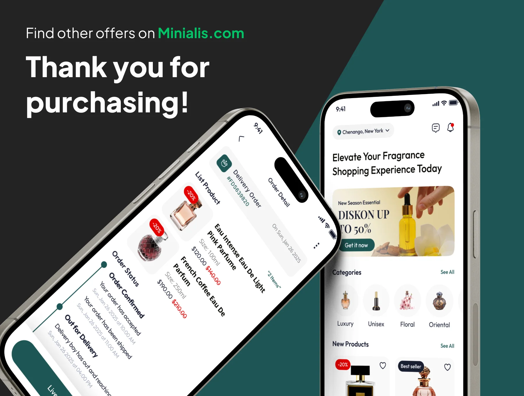 Petalia -  Perfume Shop Ecommerce App Ui Kits 6