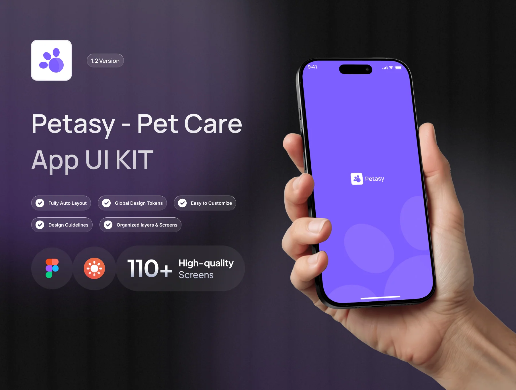 Petasy - Pet Care & Vet Appointment Mobile UI Kit 1.2