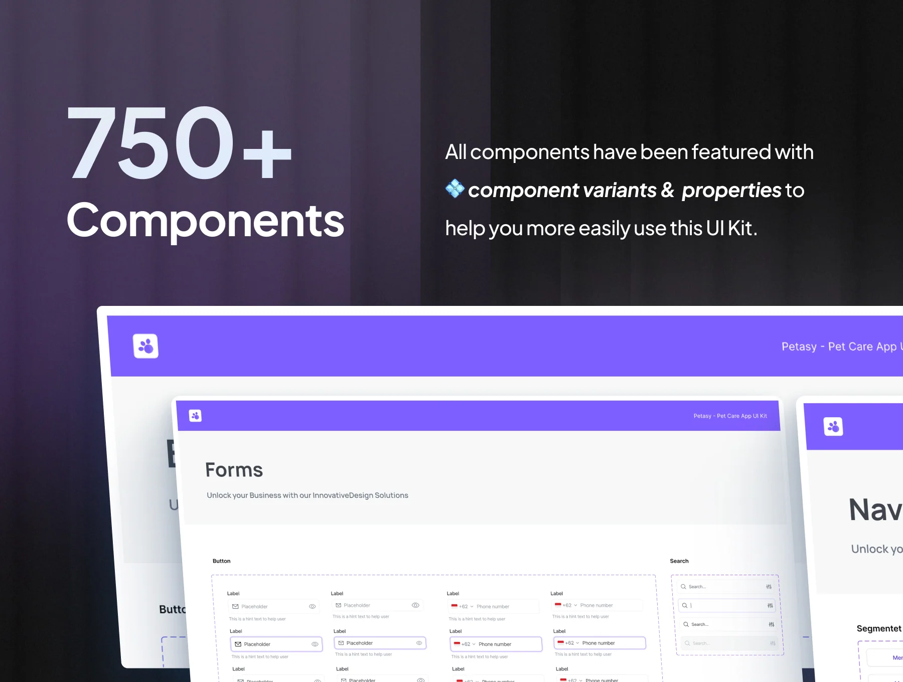 Petasy - Pet Care & Vet Appointment Mobile UI Kit 1.2 4