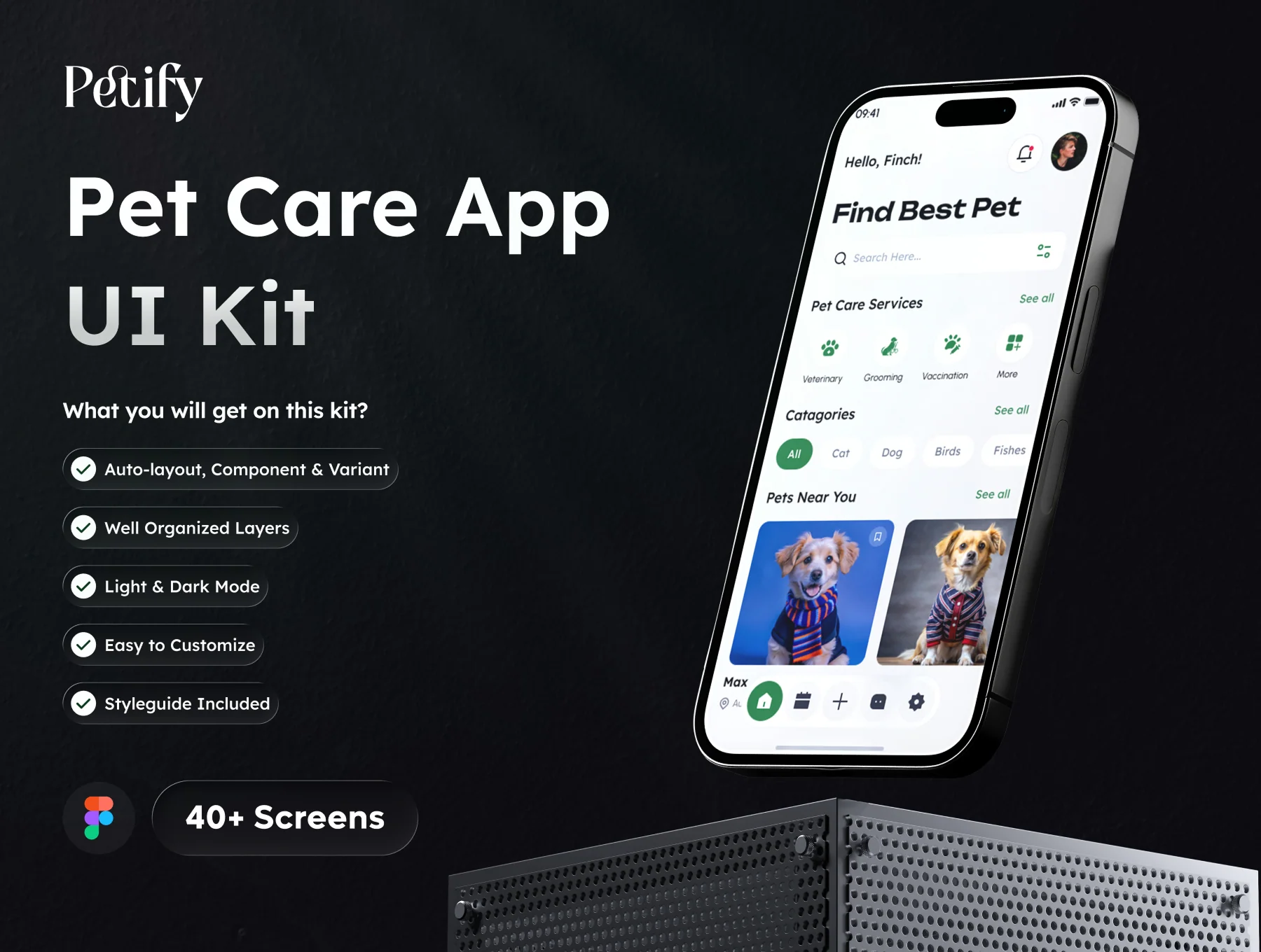 Petify - Pet Care App UI Kit