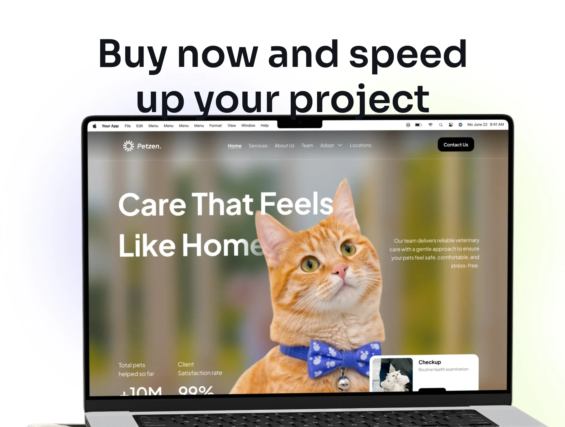 Petzen - Modern Pet Clinic Website UI Kit 10