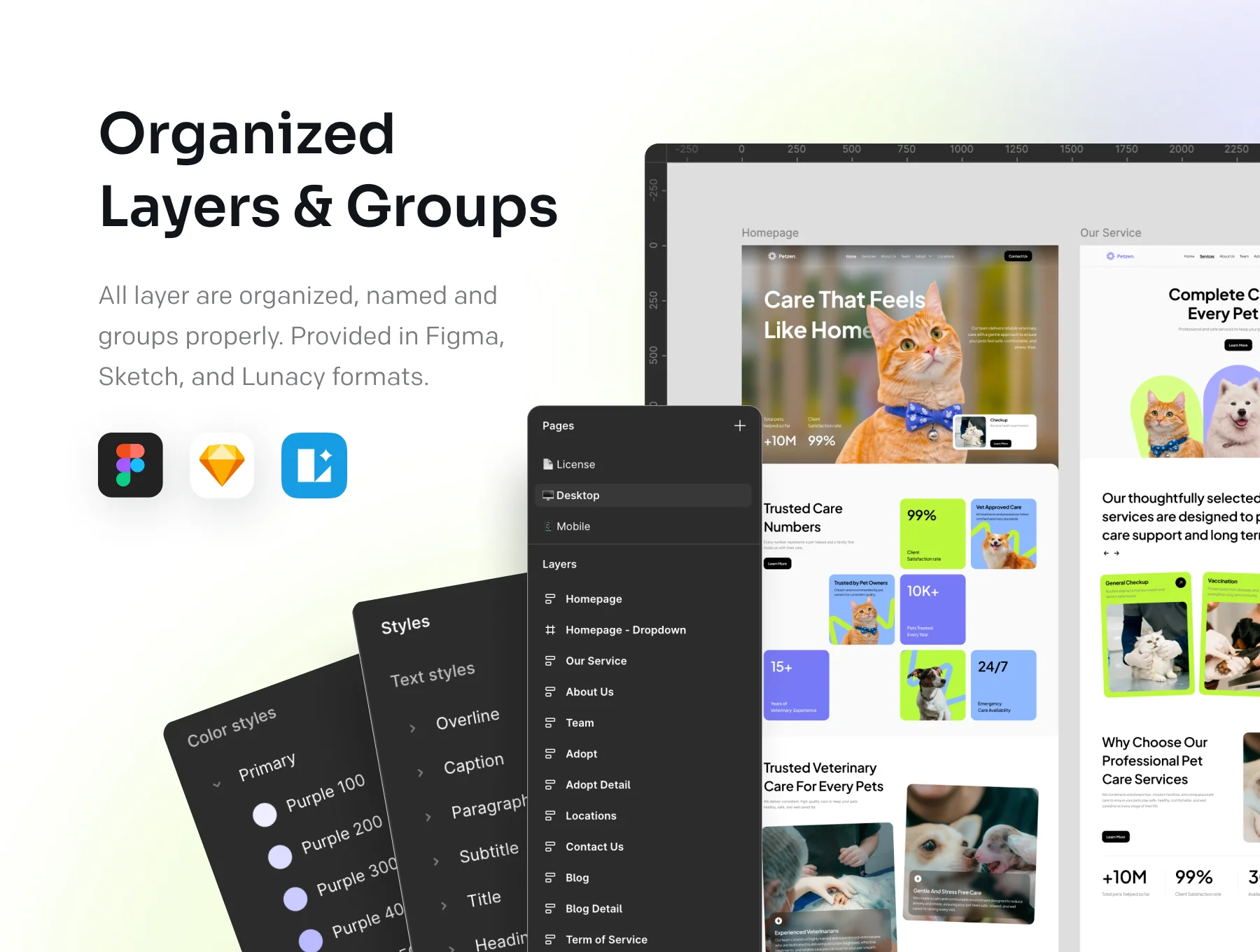 Petzen - Modern Pet Clinic Website UI Kit 7