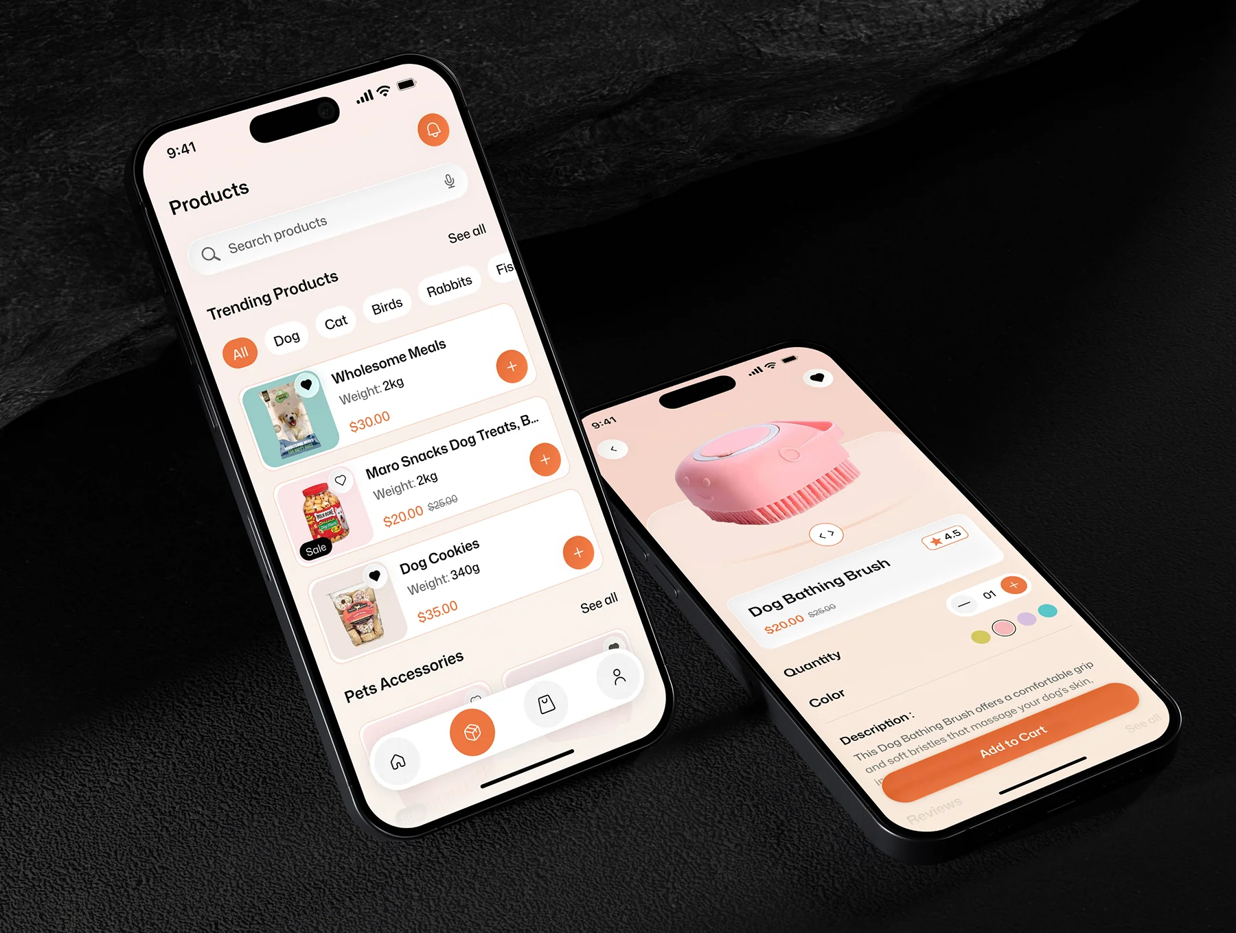 Petzy - PetCare Mobile App UI Kit 8