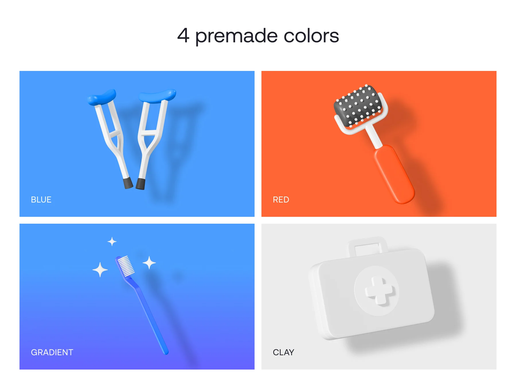 Pharma 3d icons 3