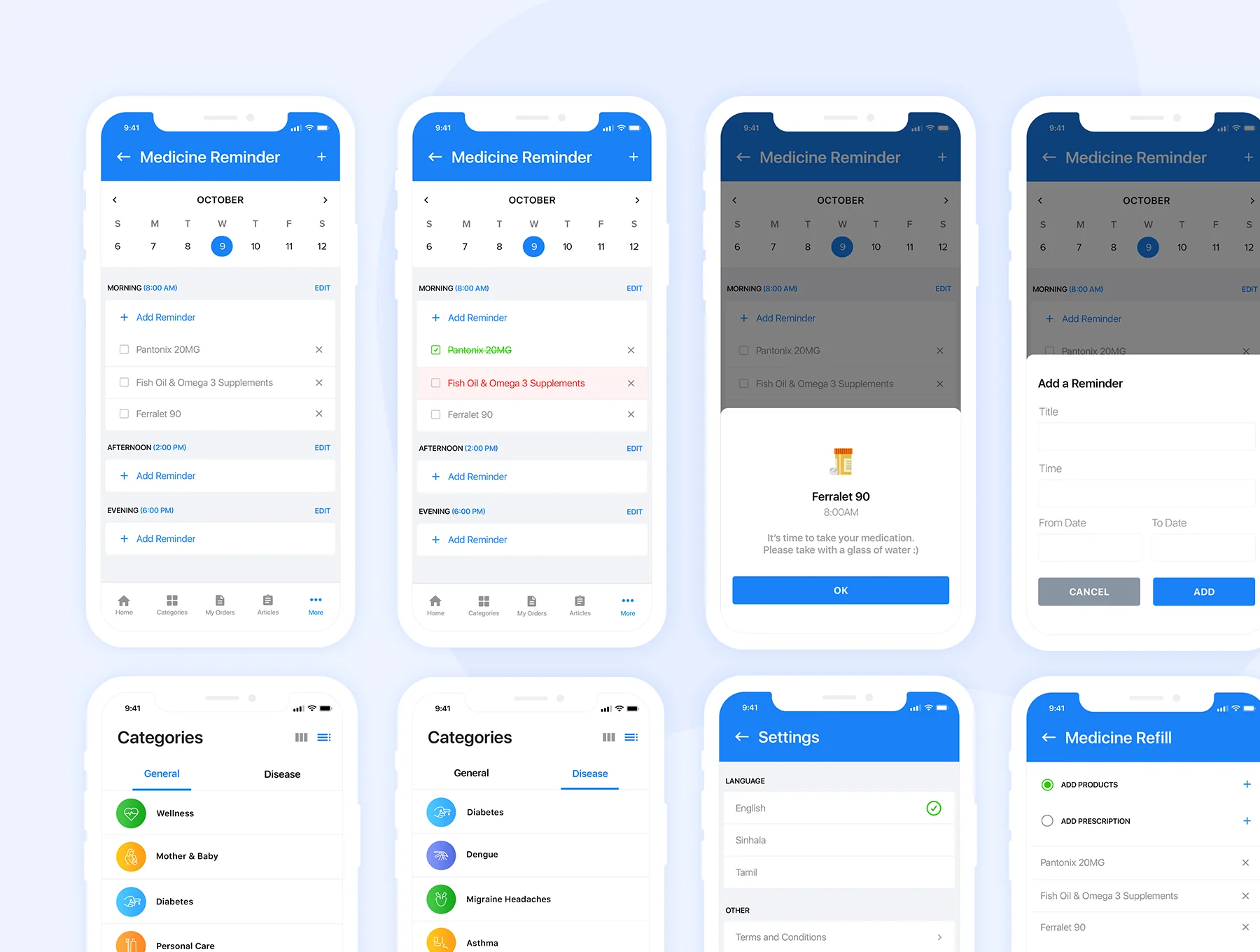 Pharmacy App Mobile UI Kit 2