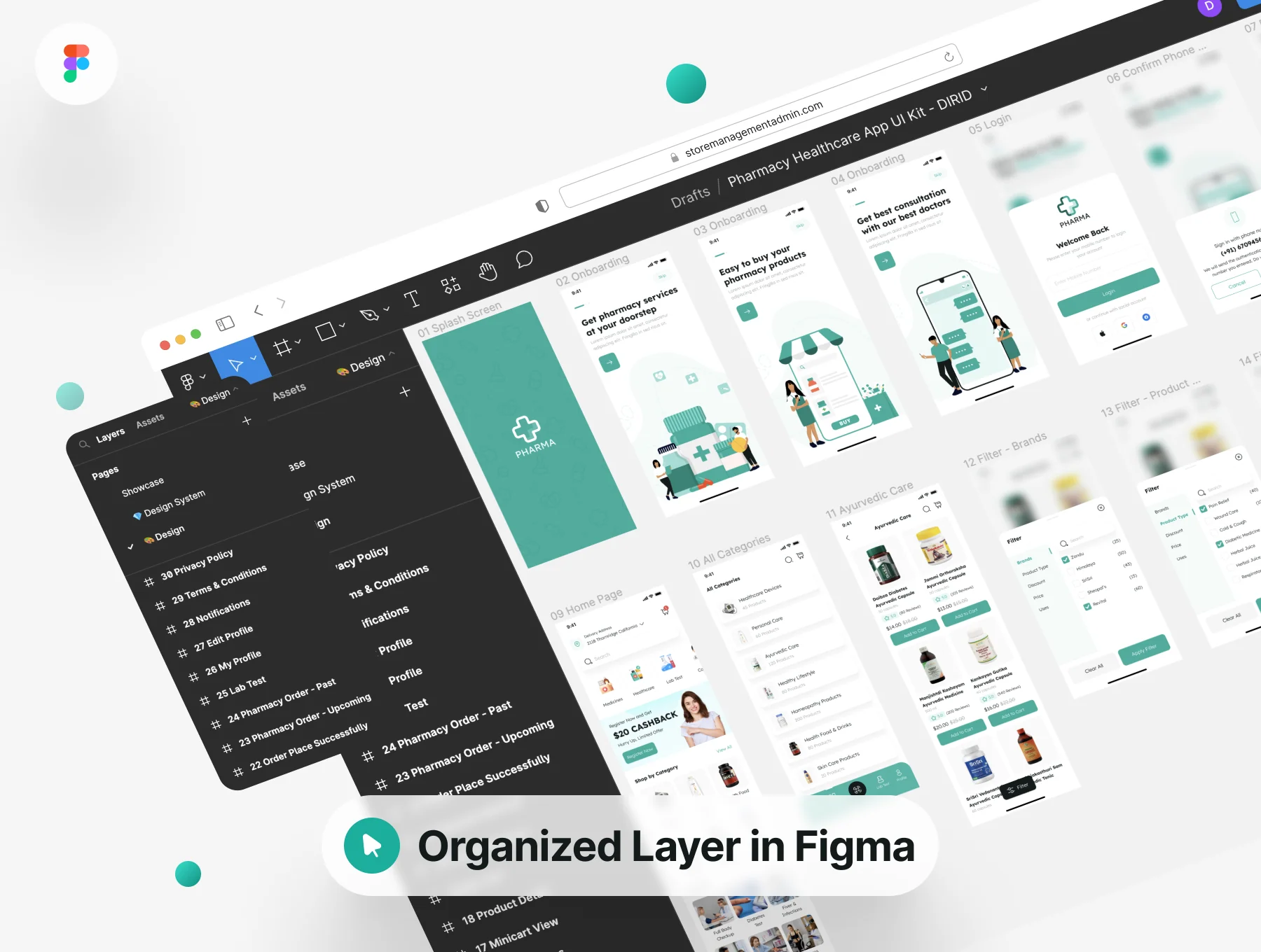 Pharmacy Healthcare App UI Kit 4