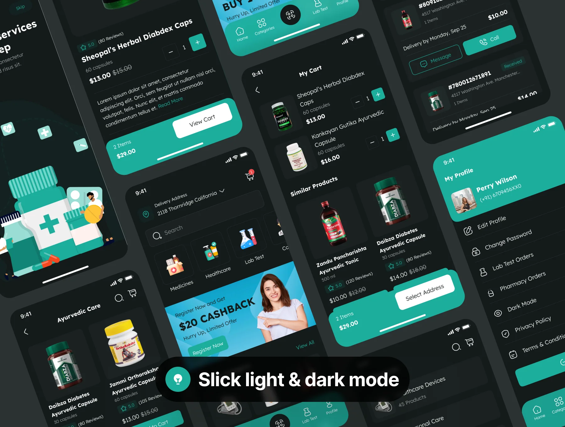 Pharmacy Healthcare App UI Kit 7