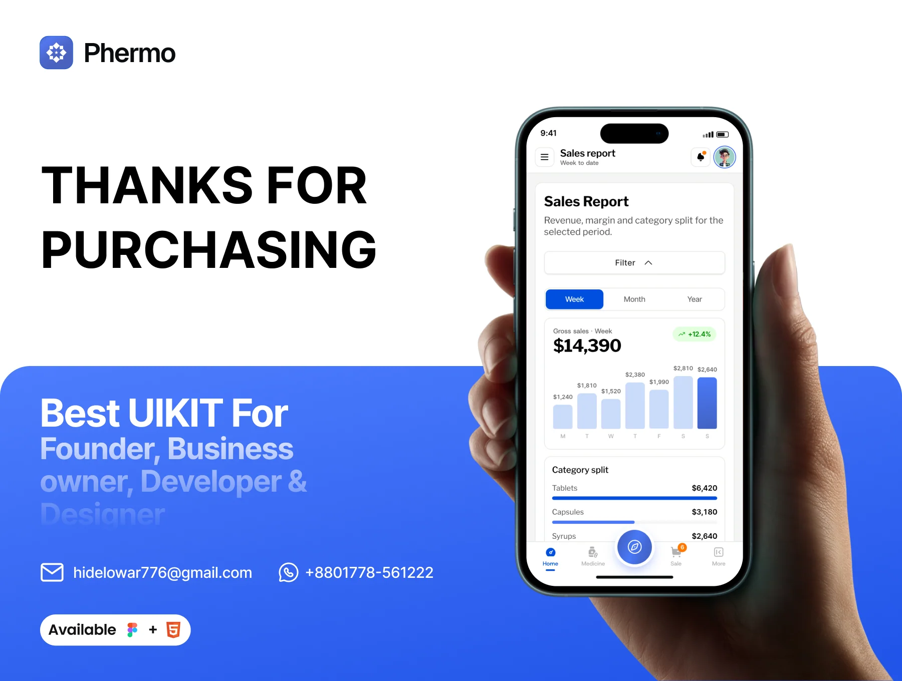 Pharmacy Management Mobile App UI Kit 6