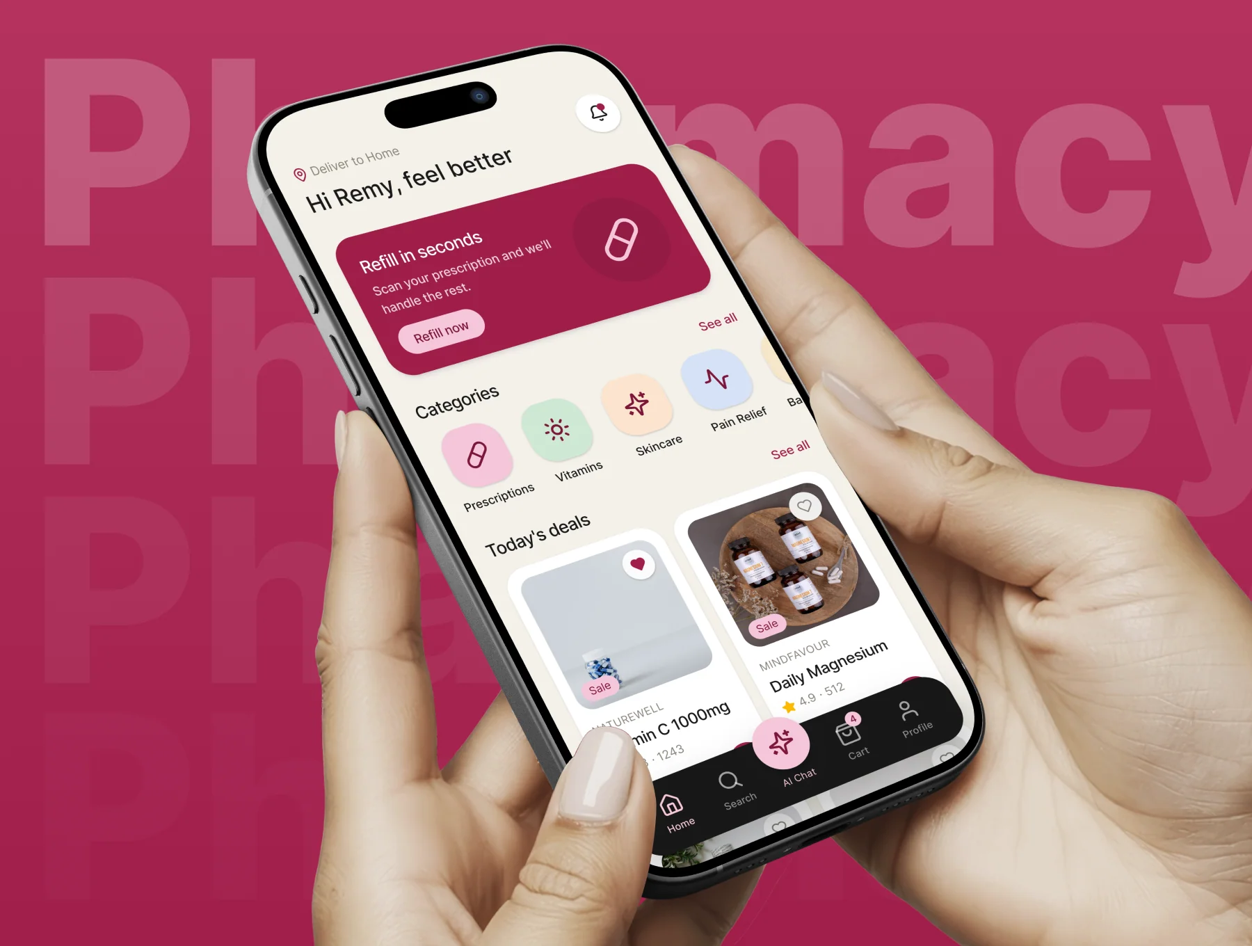 Pharmacy mobile app design 2
