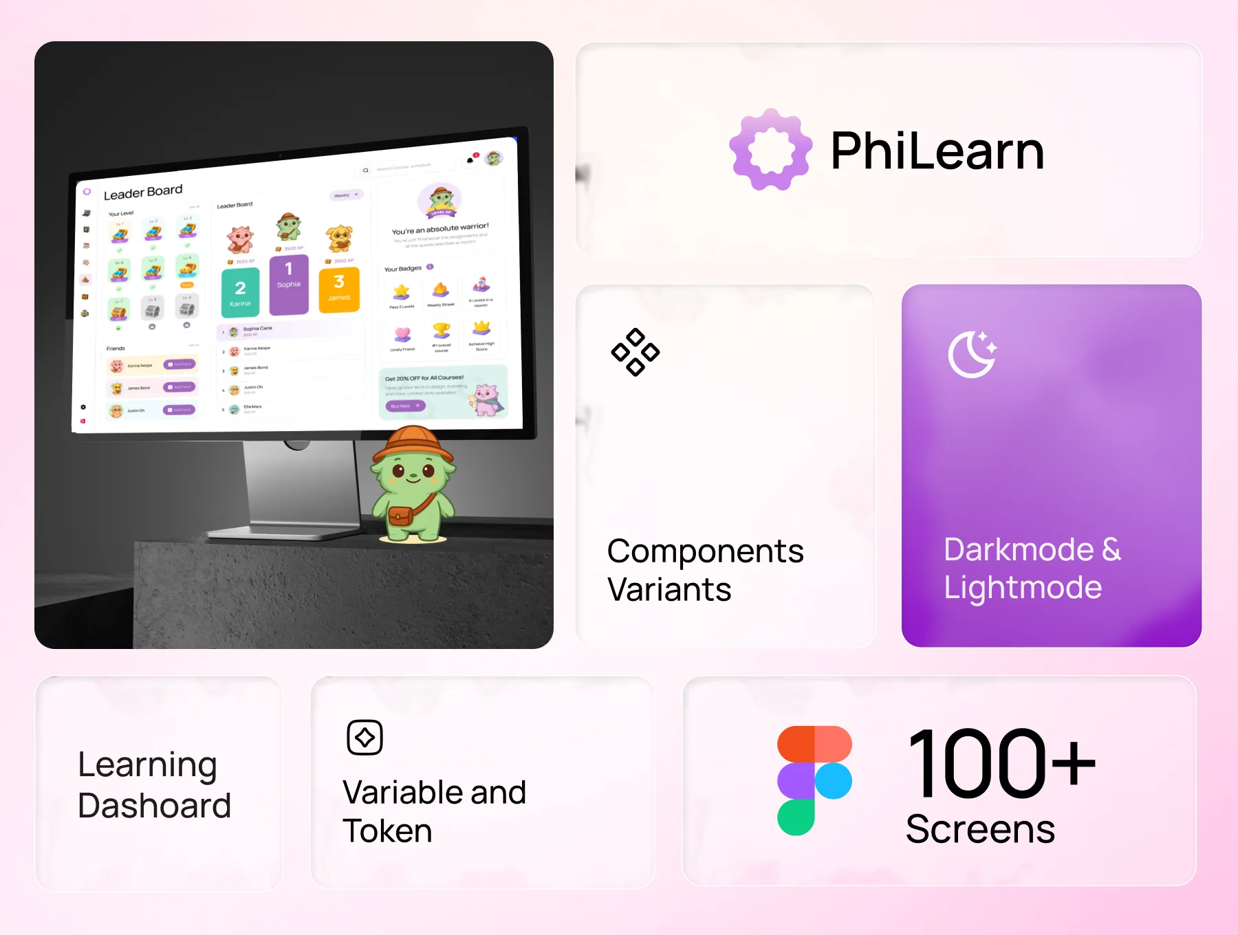 PhiLearn - Gamified Learning Dashboard UI KIT 2