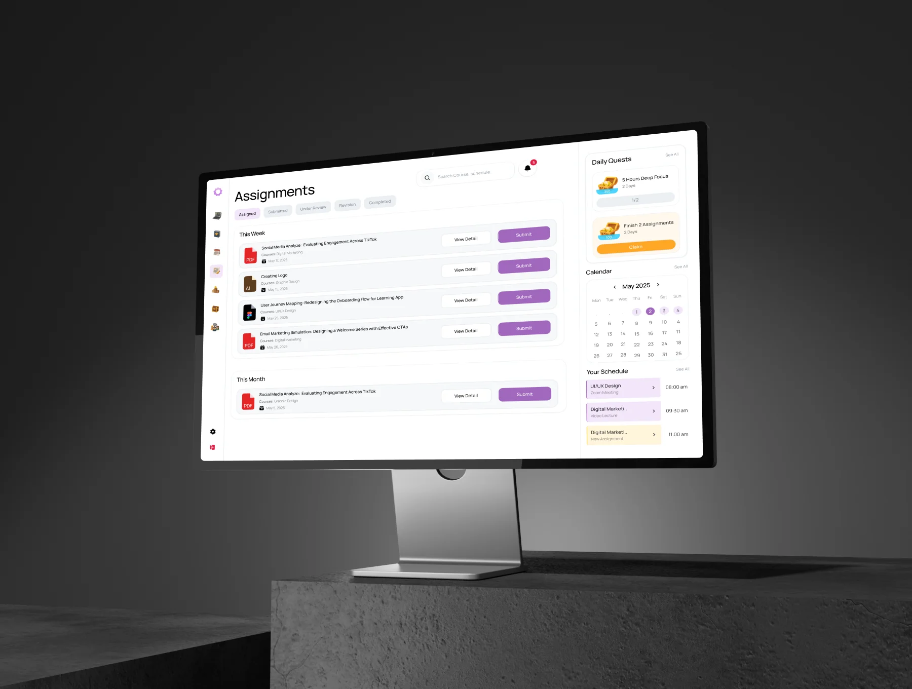 PhiLearn - Gamified Learning Dashboard UI KIT 7